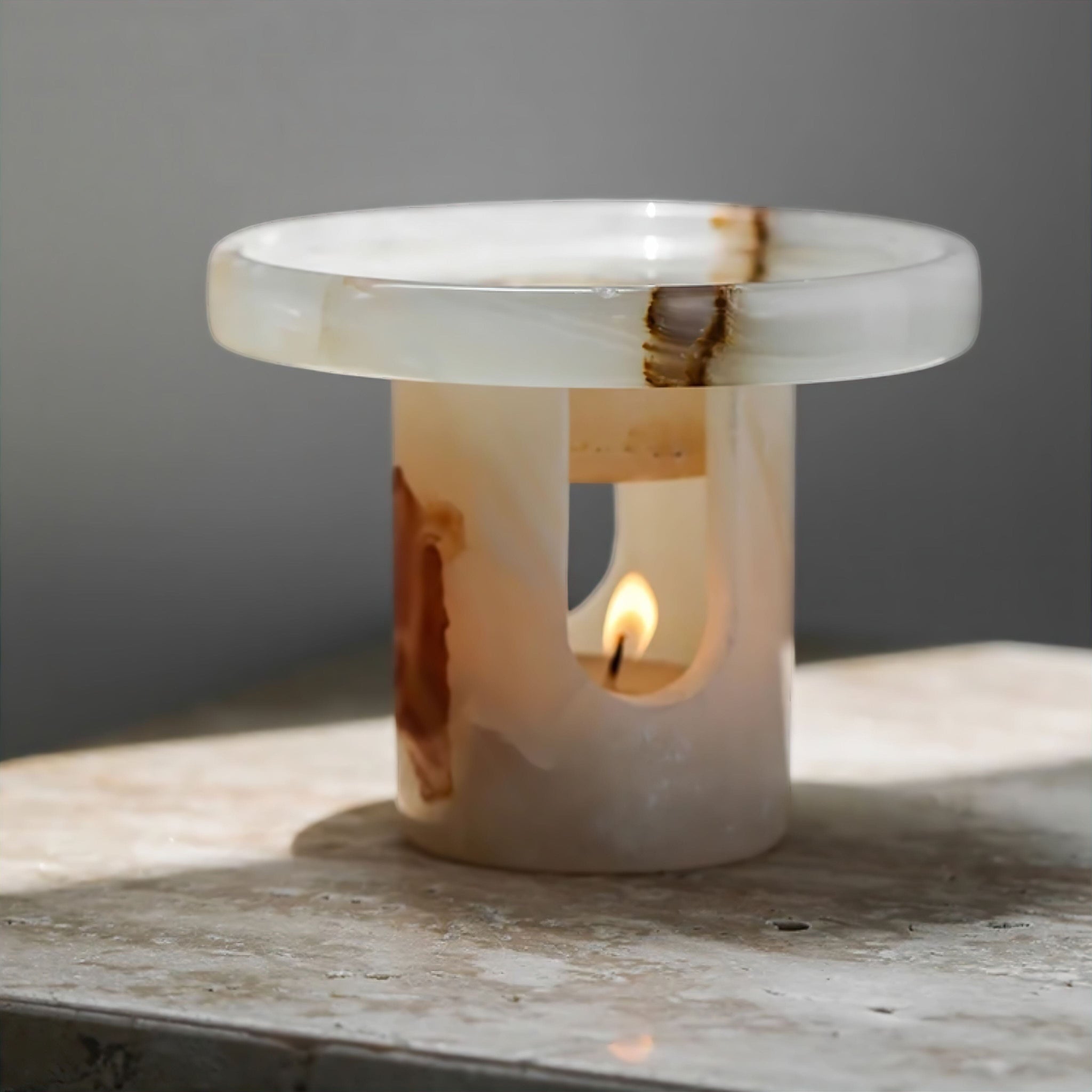Elegant Marble Essential Oil Burner
