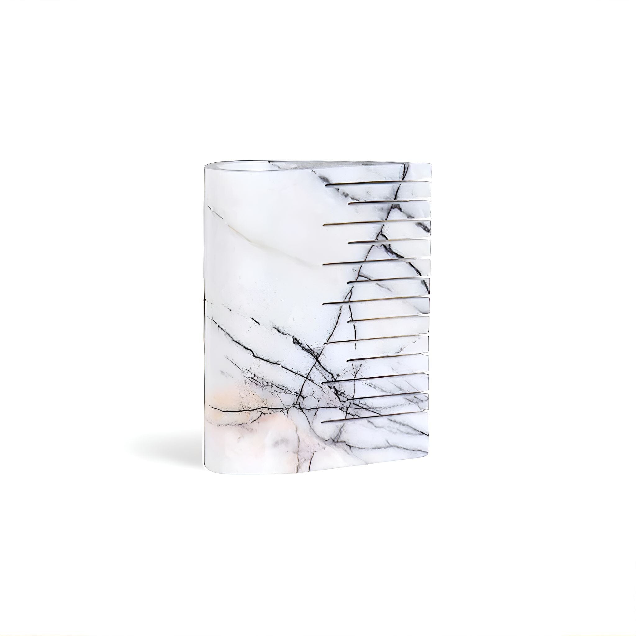 Marble Mirage Vase Small White 