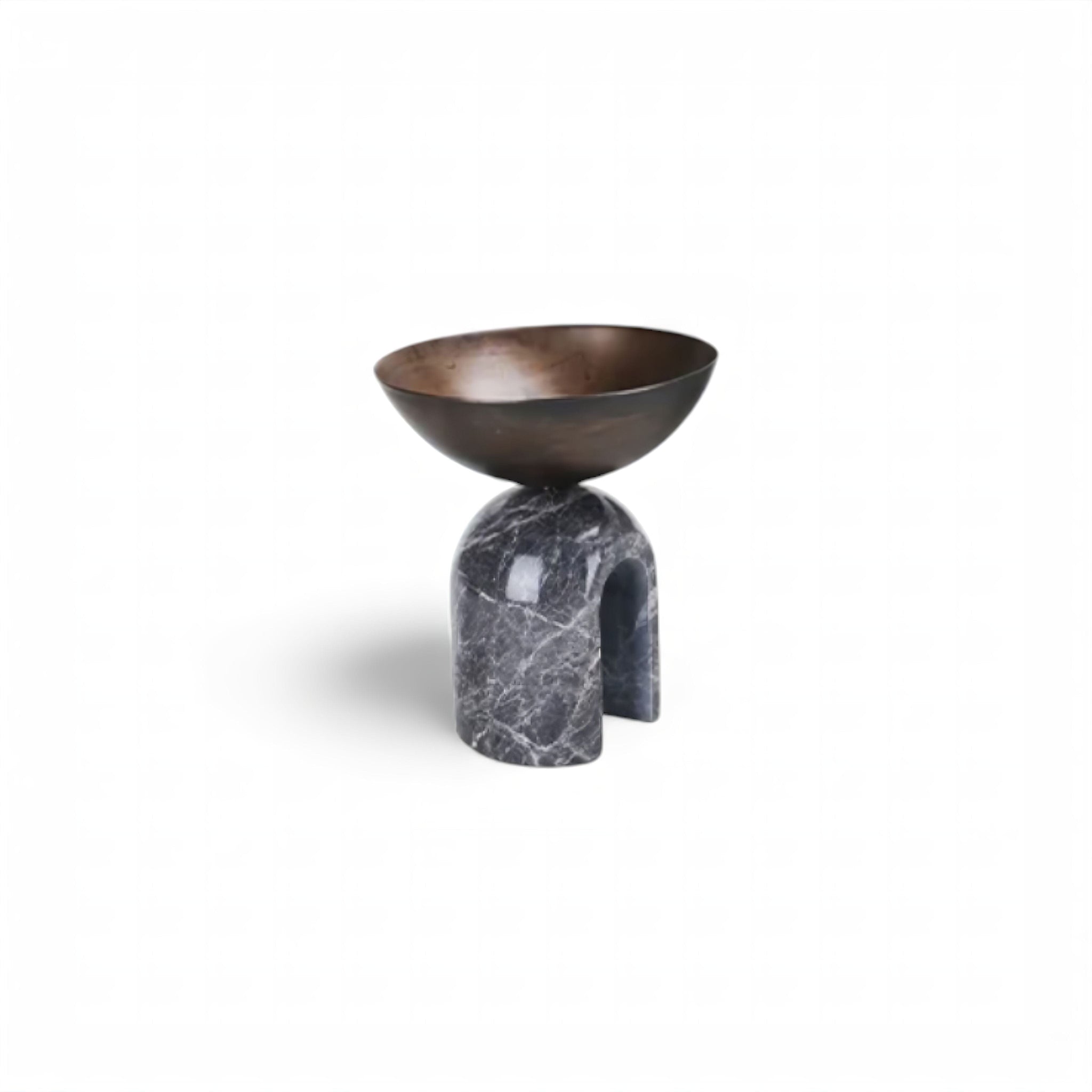 Marguerite Travertine Tray (JS) image and variant added Black Small 