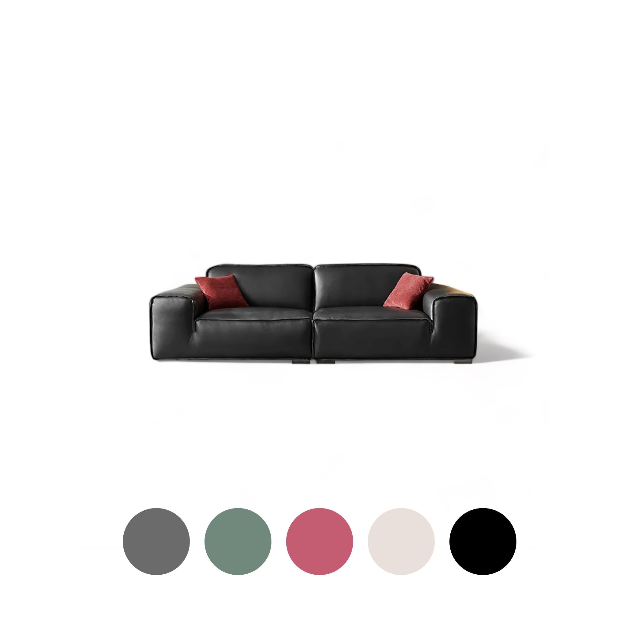 Maura Sofa 260cm Black 