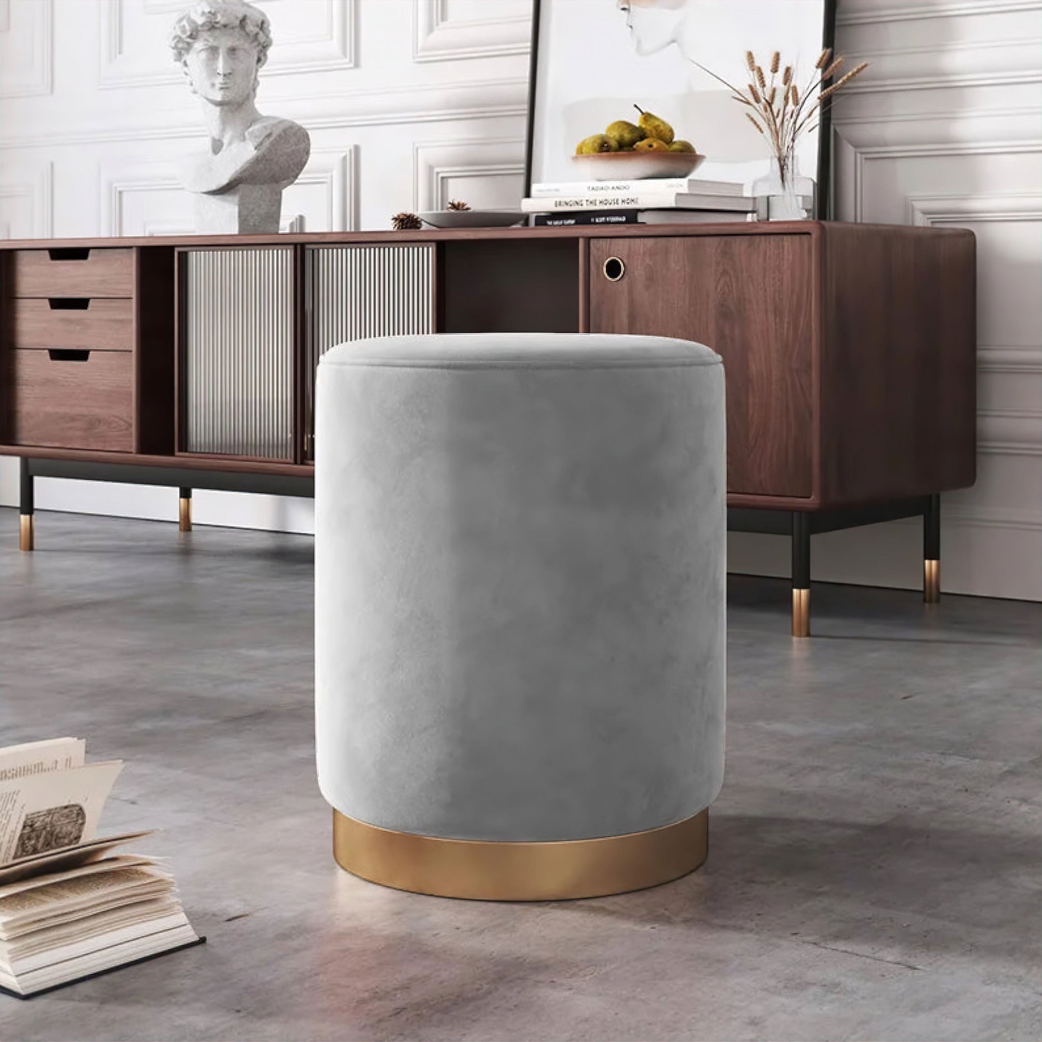 Mauro Stool Light Grey 