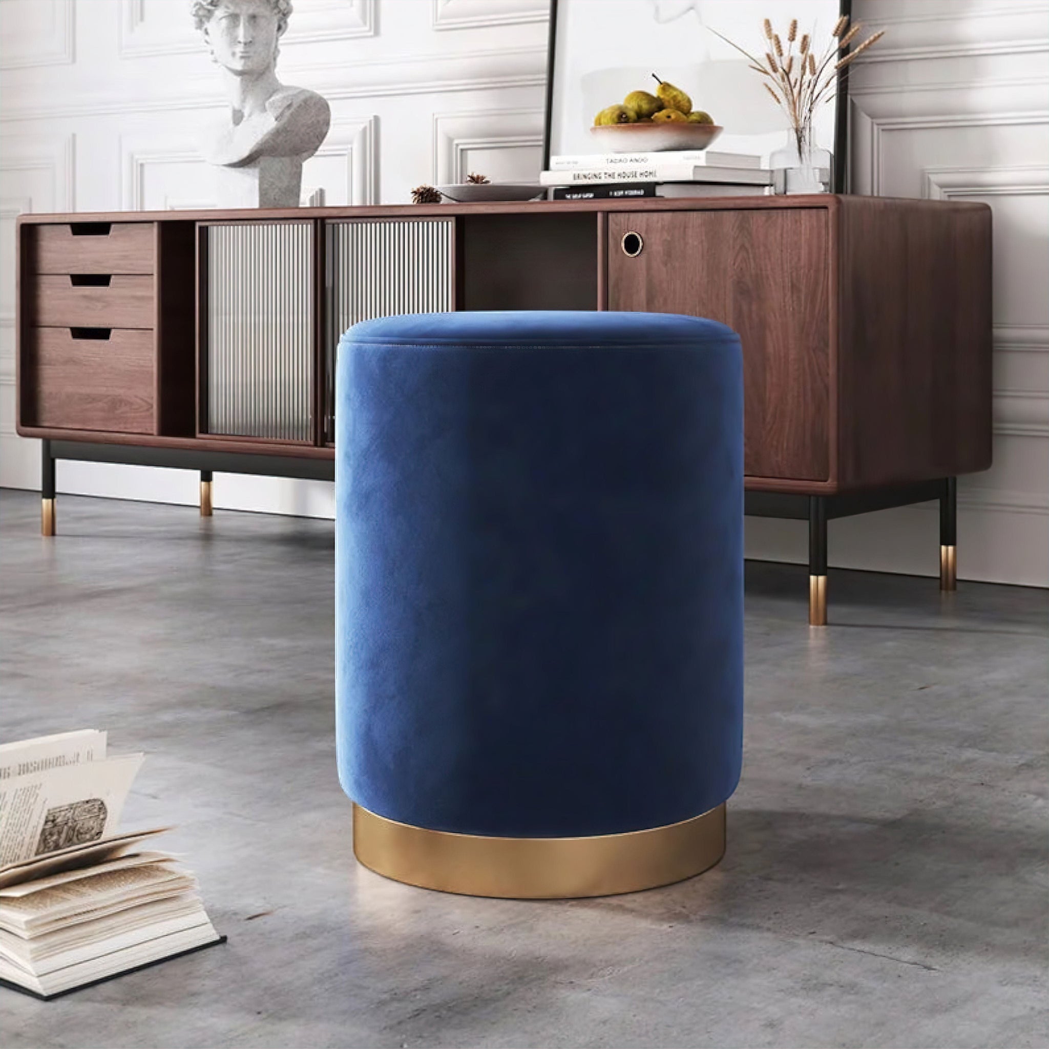 Mauro Stool Navy Blue 