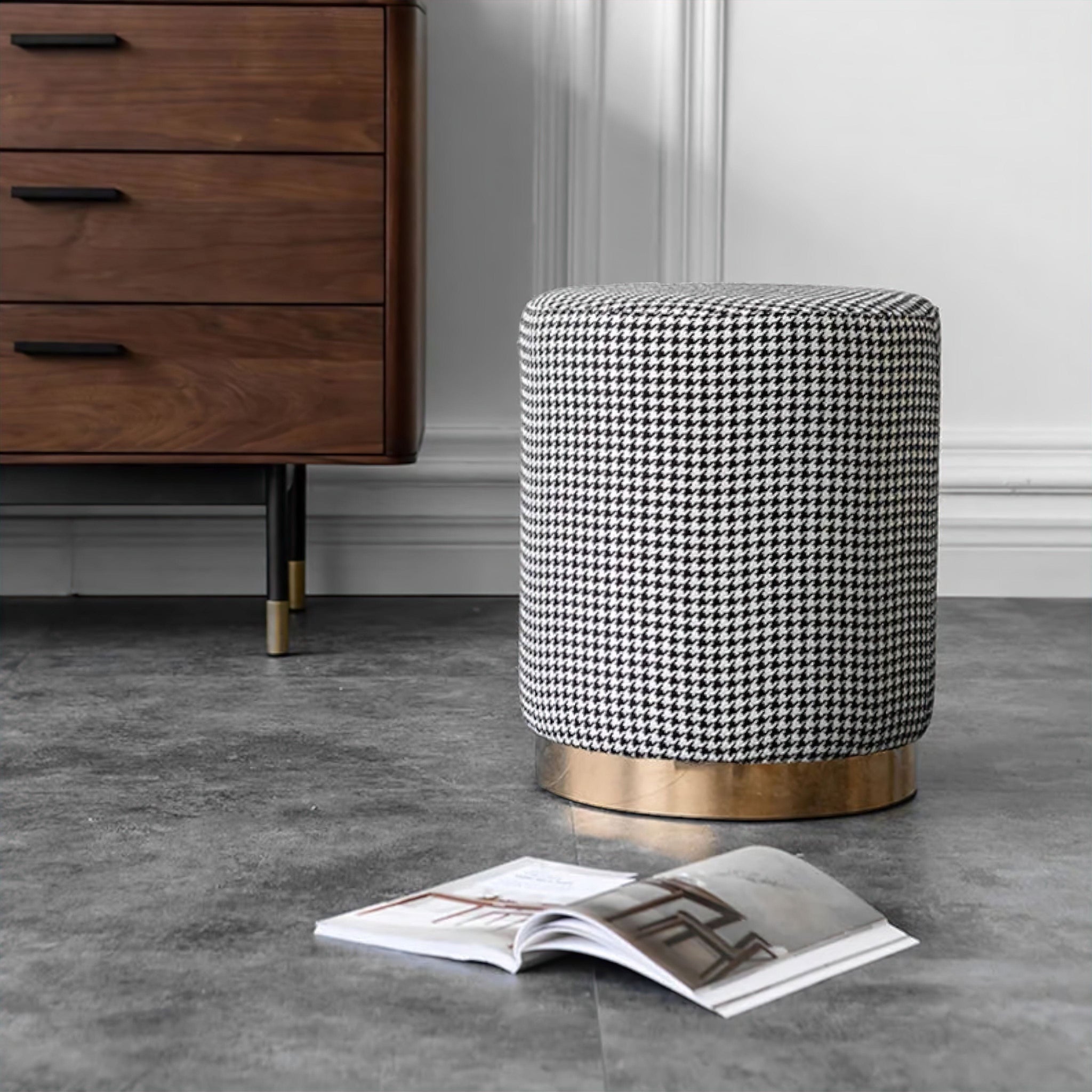 Mauro Stool Plaid 
