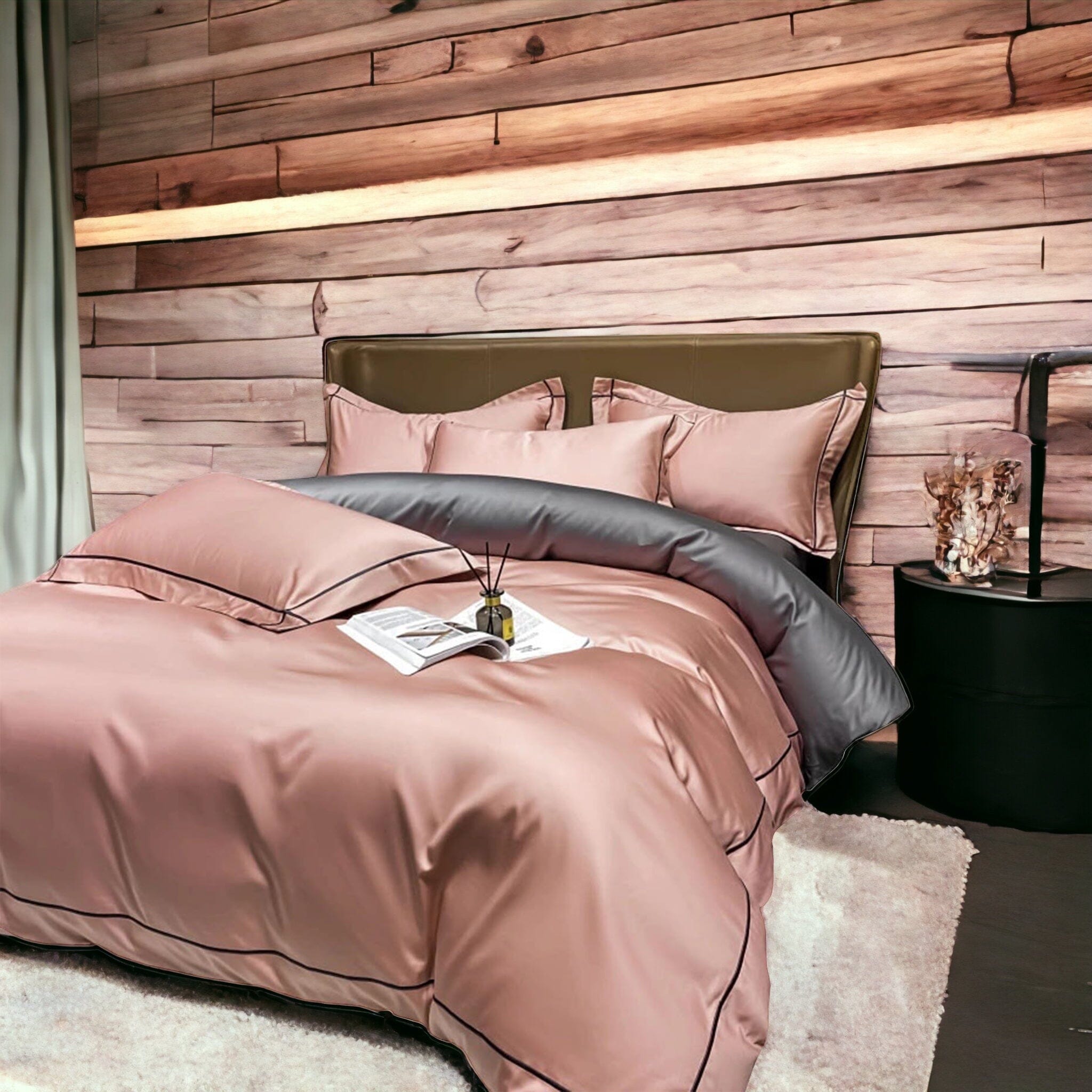 Mauve Egyptian Sheet Set Bed Sheets 