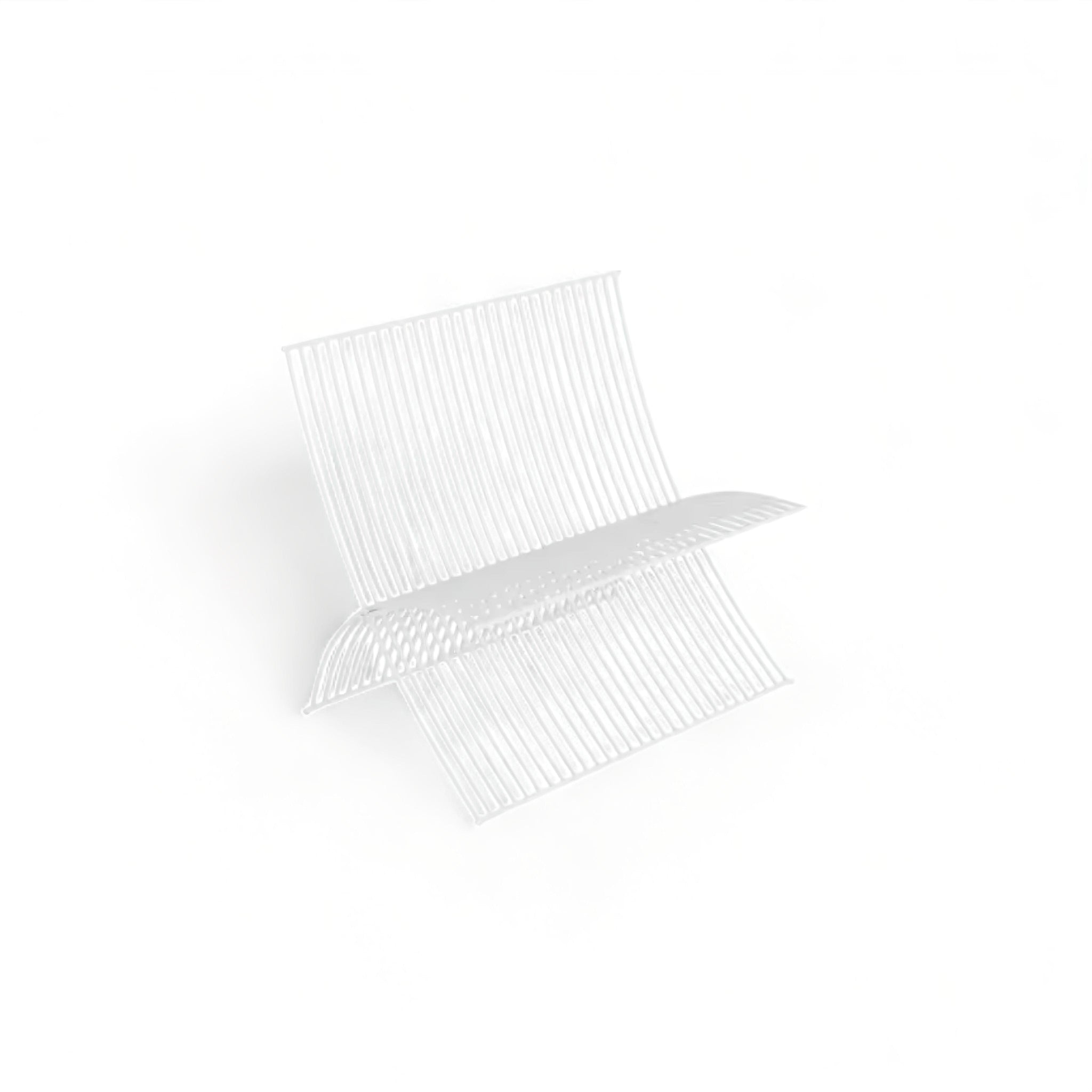 Michel Outdoor Set (JS) White 3-Person Chair 