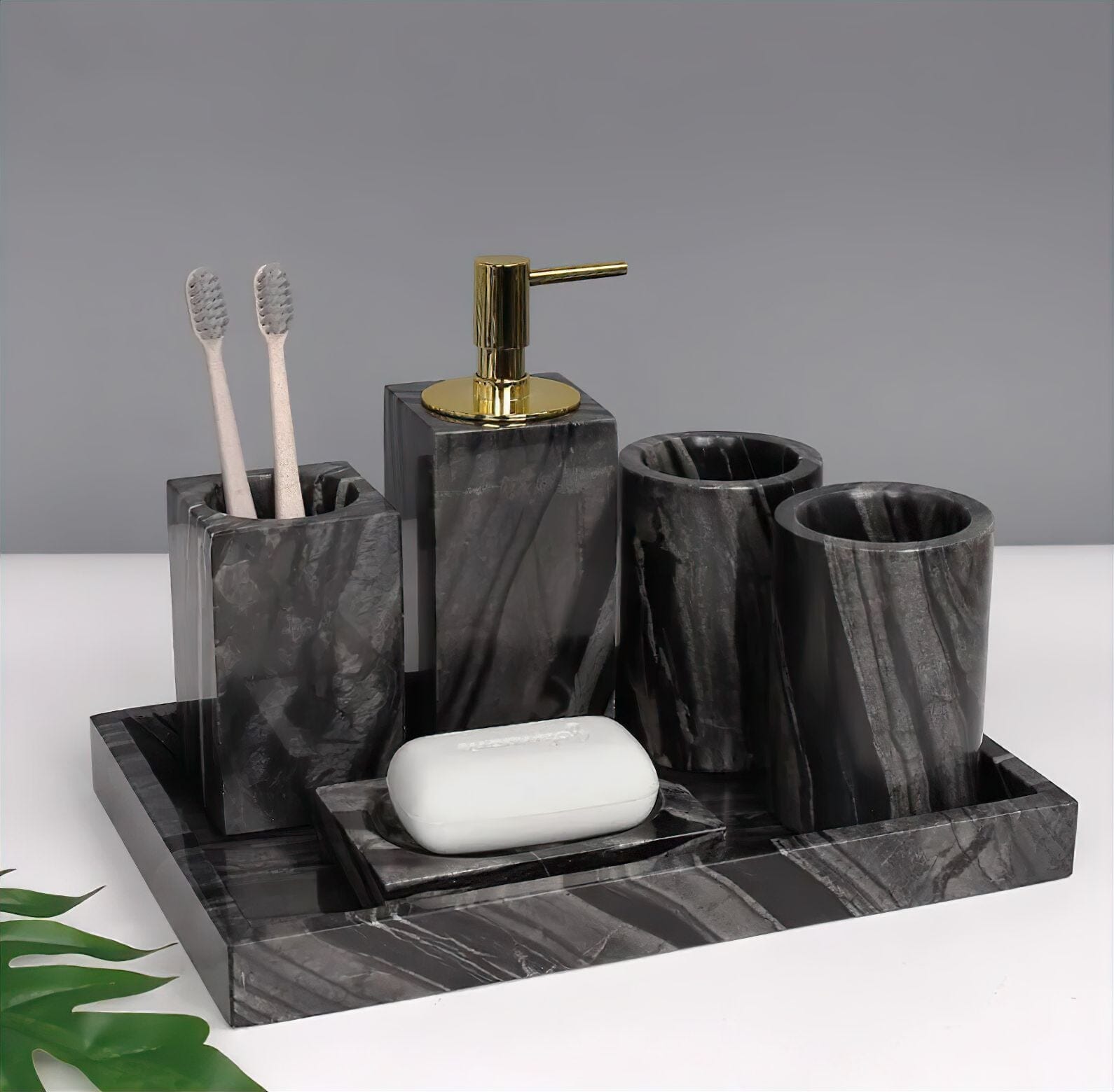 Midnight Bathroom Accessories Collection 