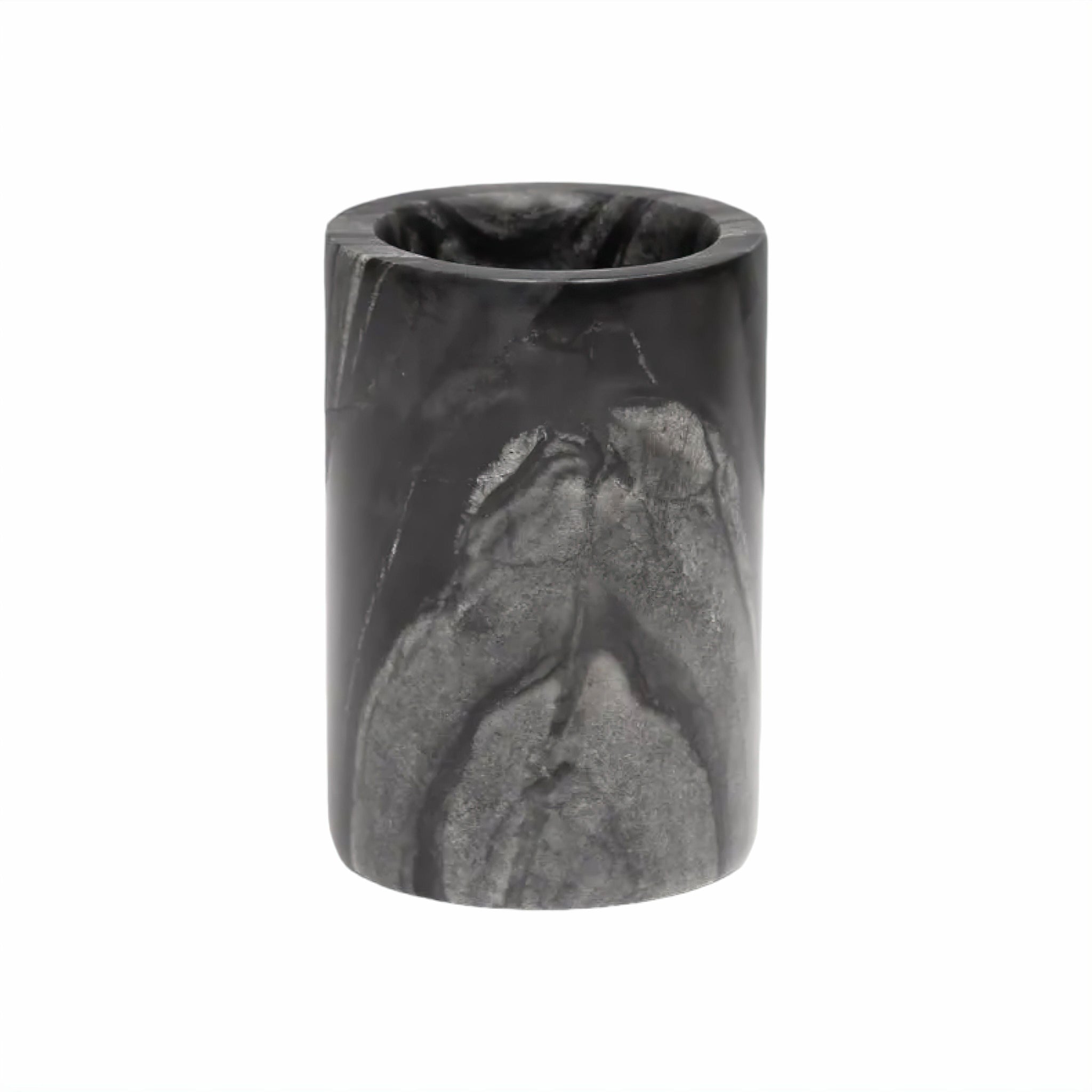 Midnight Bathroom Accessories Collection Toothbrush Holder (round) 