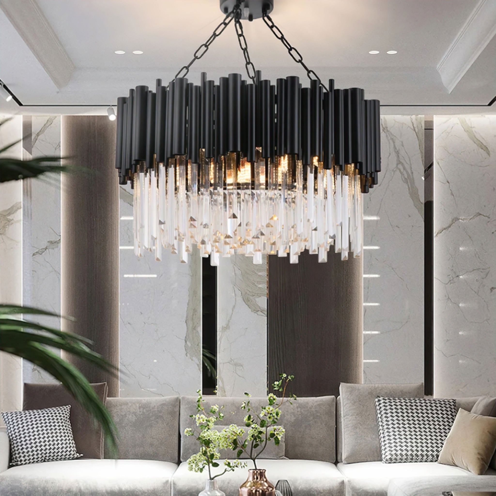 Midnight Glow Chandelier 