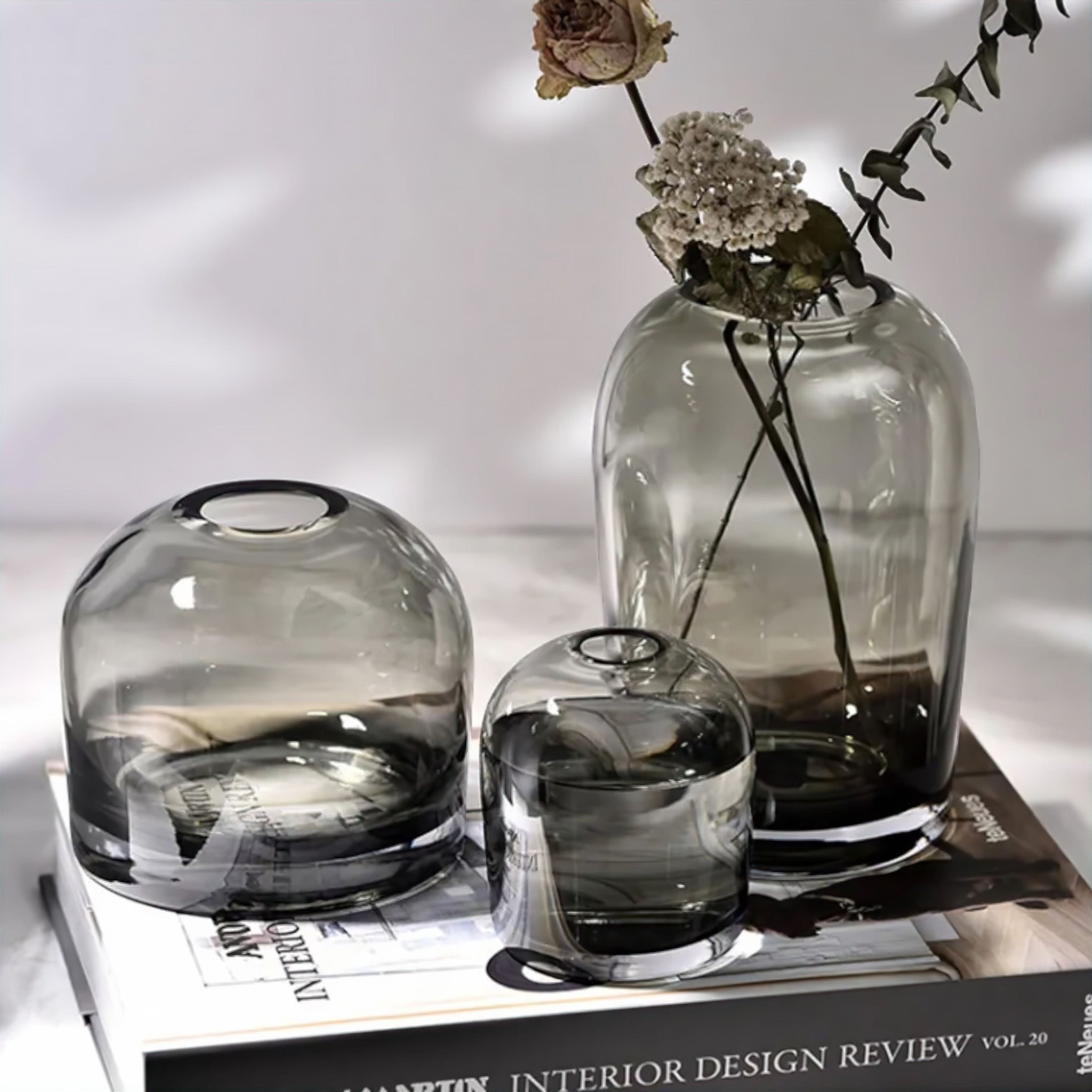 Midnight Mist Vase Set Complete Set 