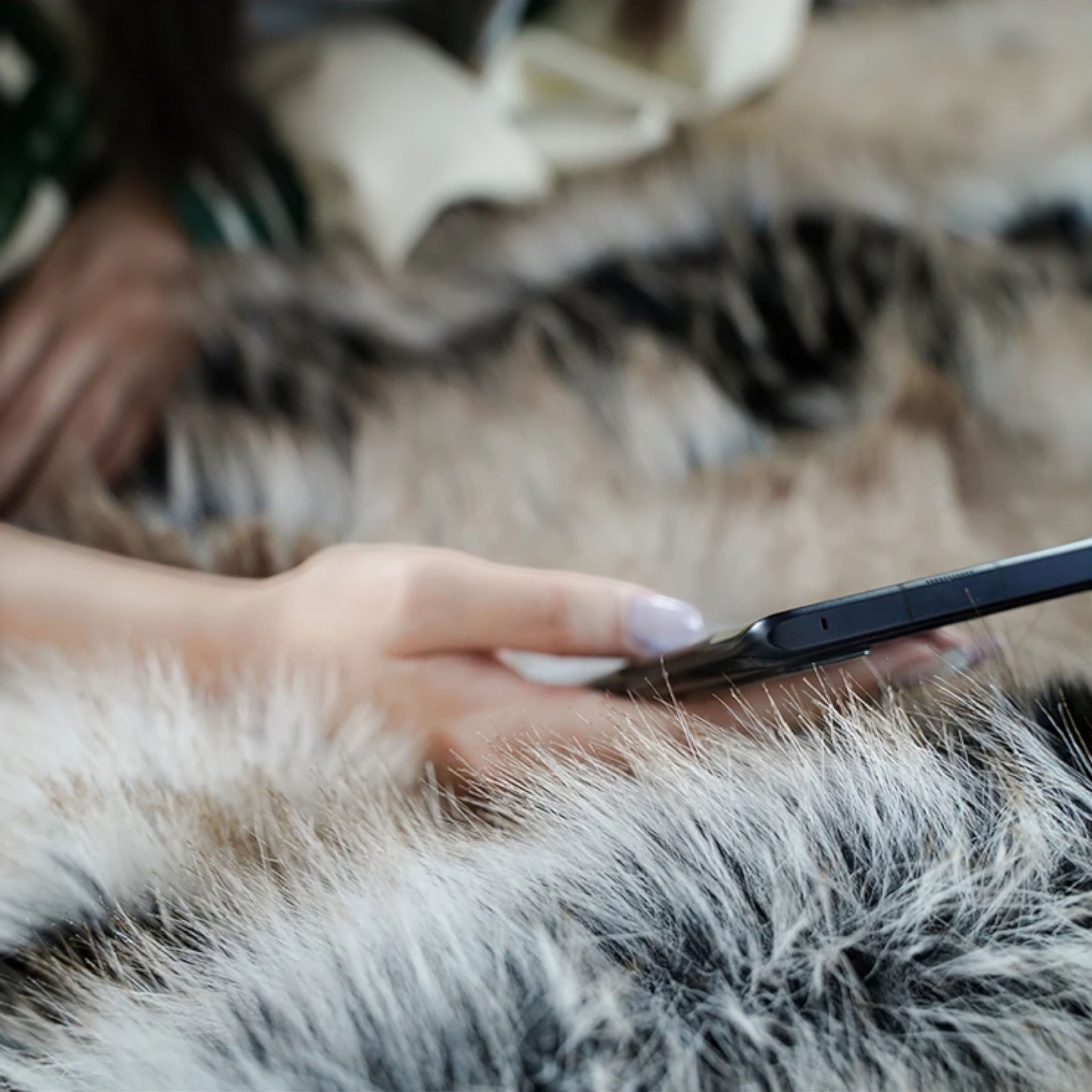 Mireille Fur Blanket 