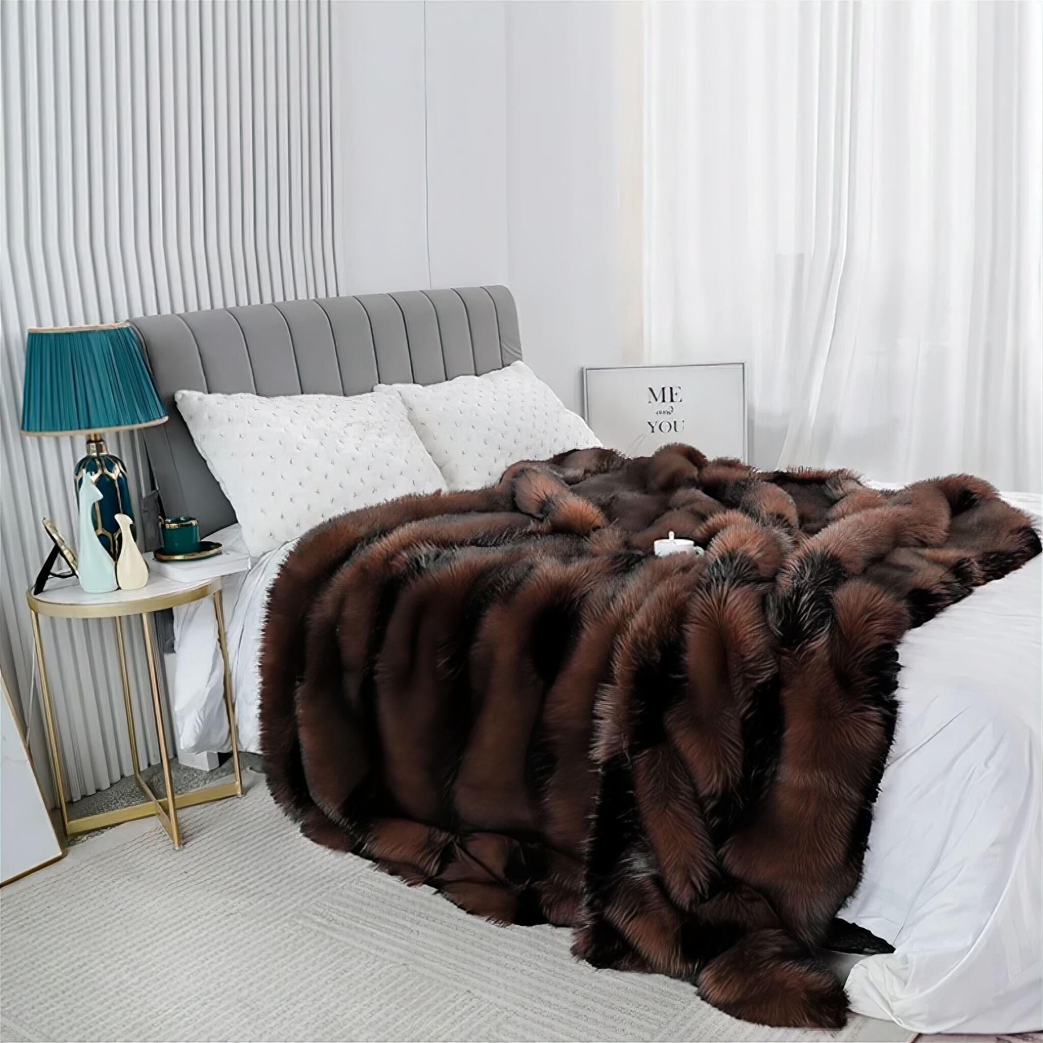 Mireille Fur Blanket 