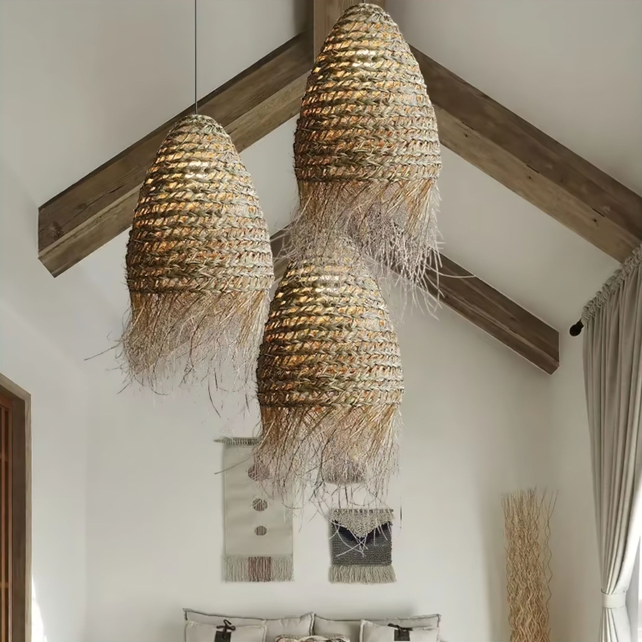 Miriam Rattan Pendant Light 