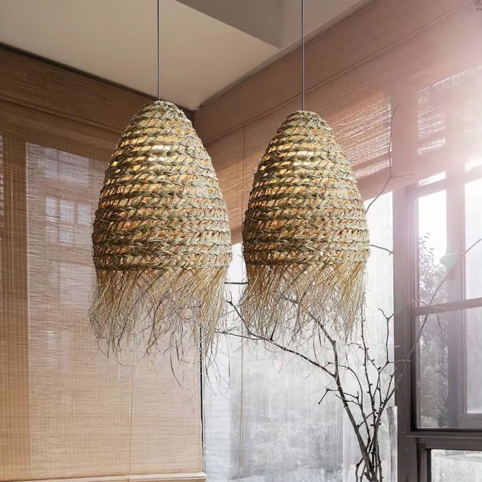 Miriam Rattan Pendant Light 