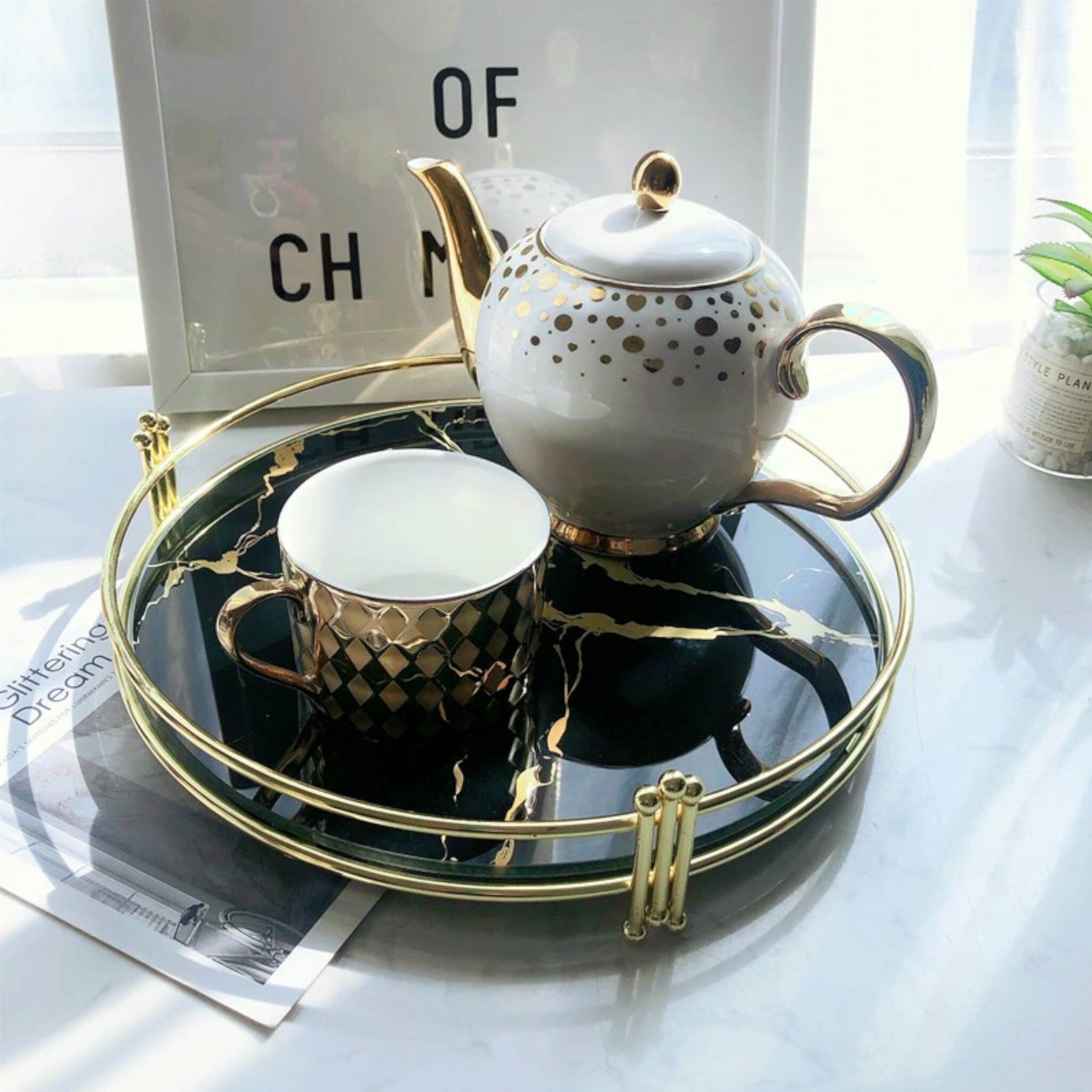Mirror Tray Decor 
