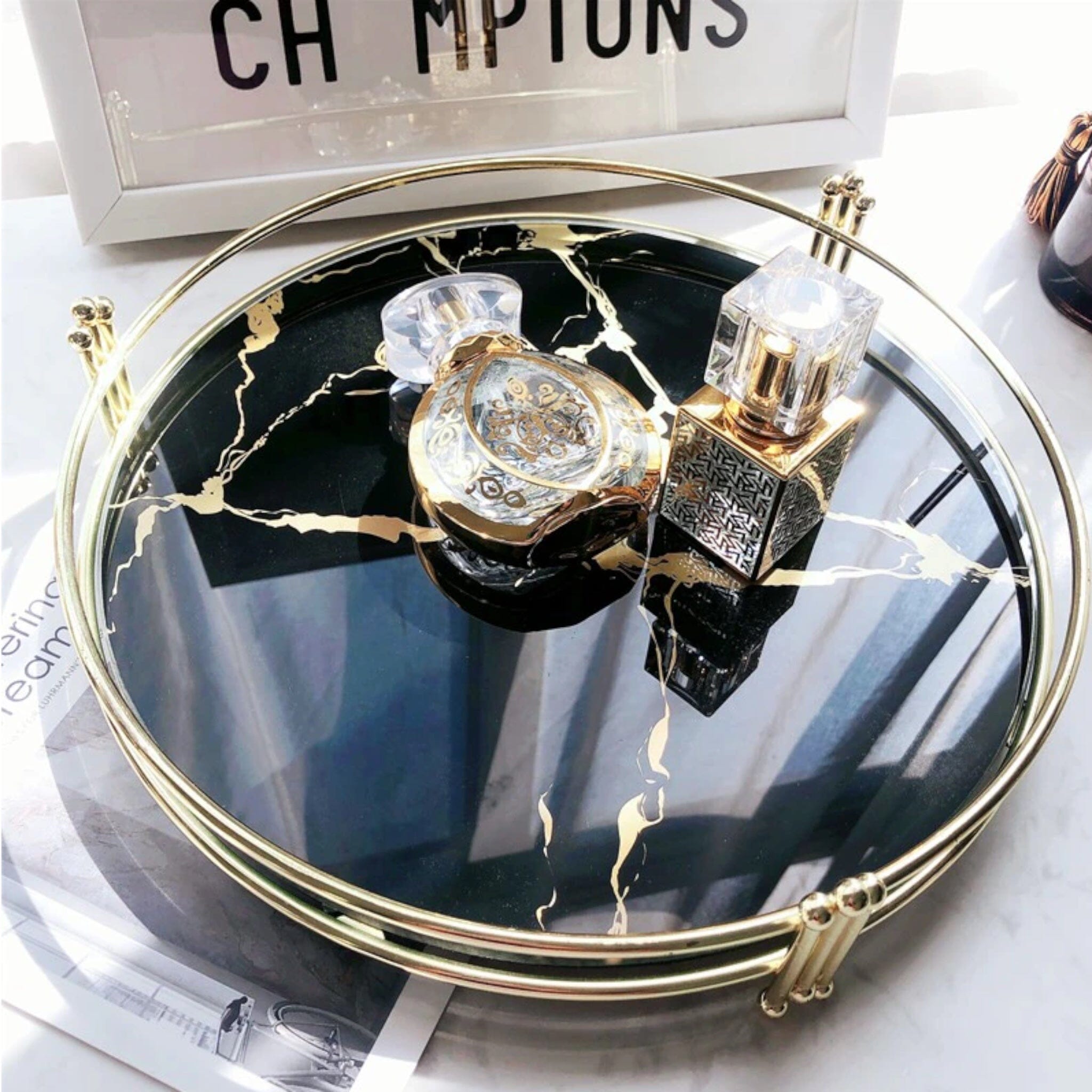 Mirror Tray Decor 