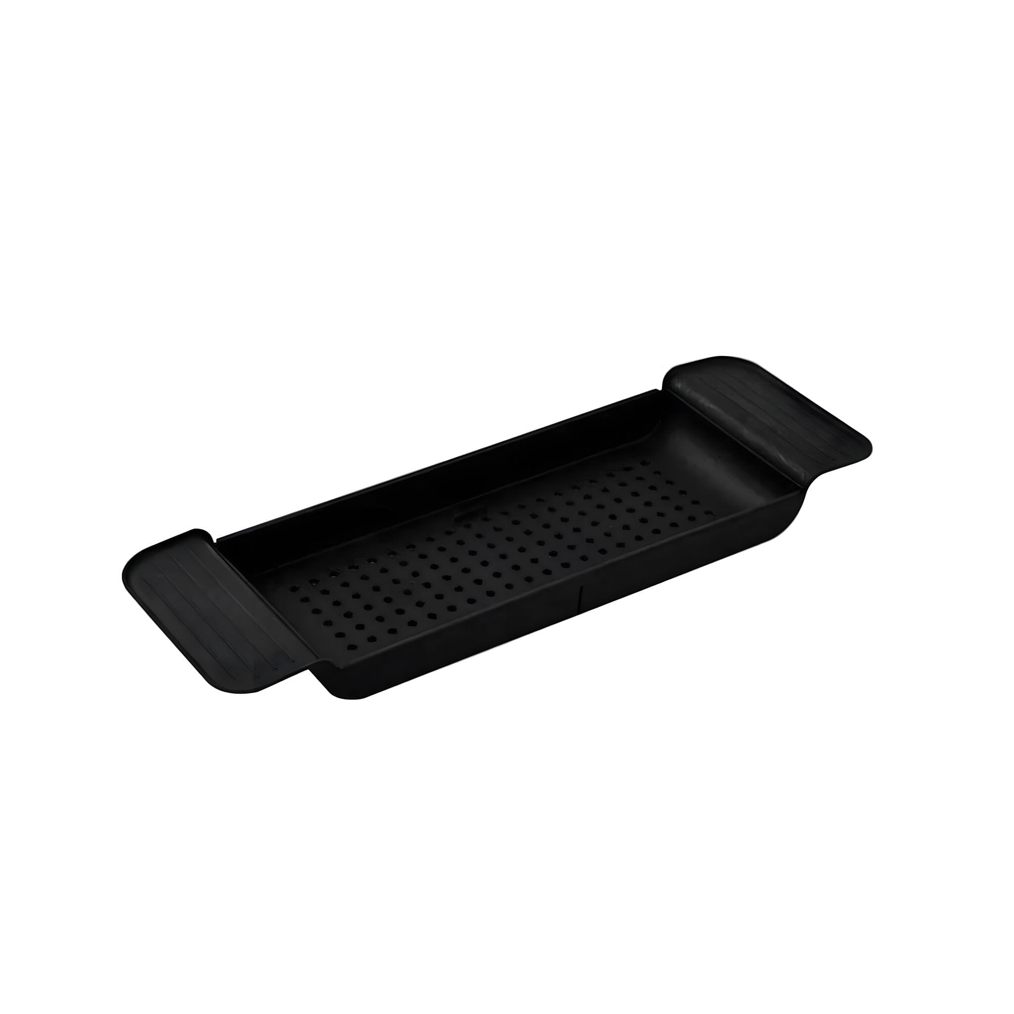 Monique Expandable Bathtub Caddy Bathroom Accessories Black 