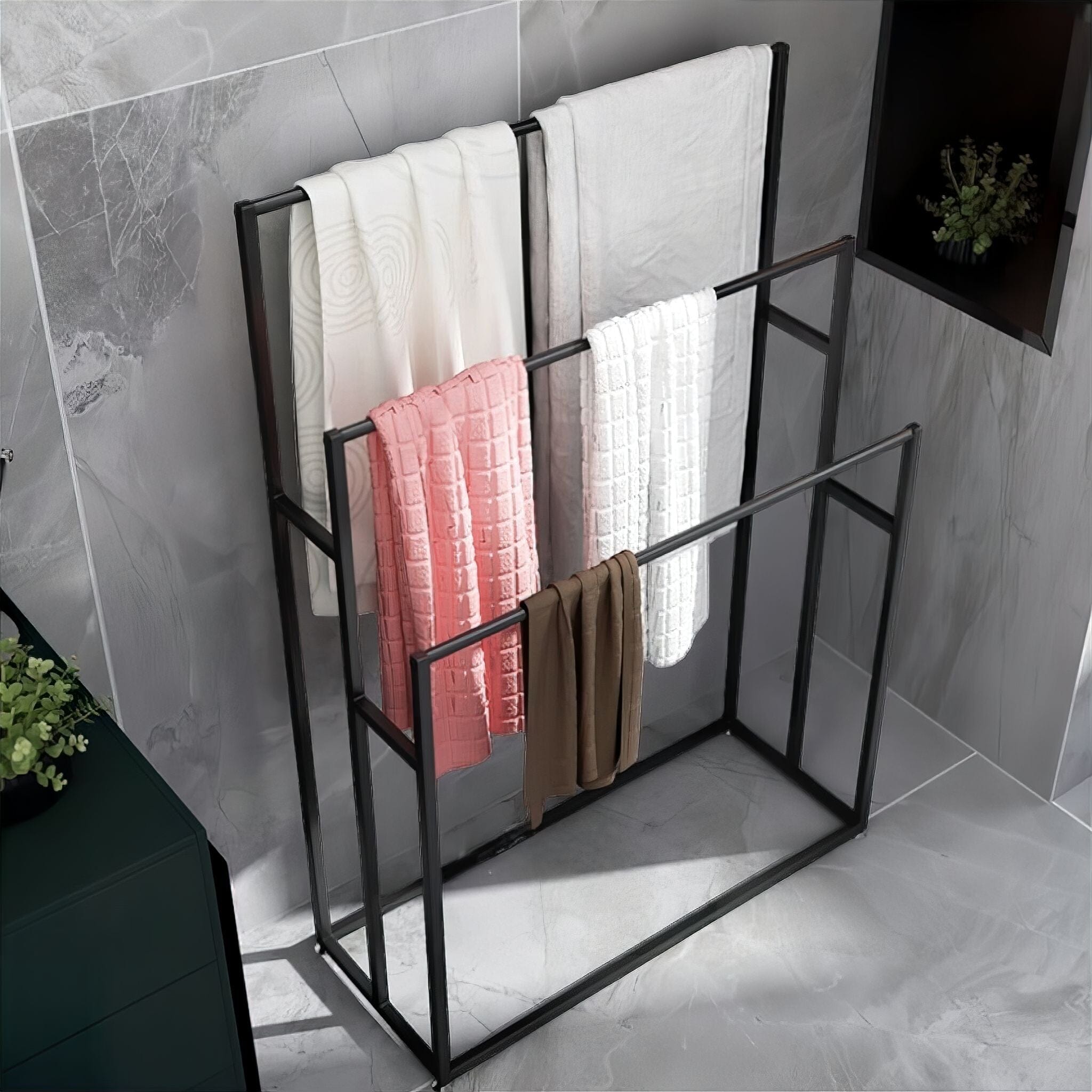 Nadine Bath Towel Rack Towel Rack 