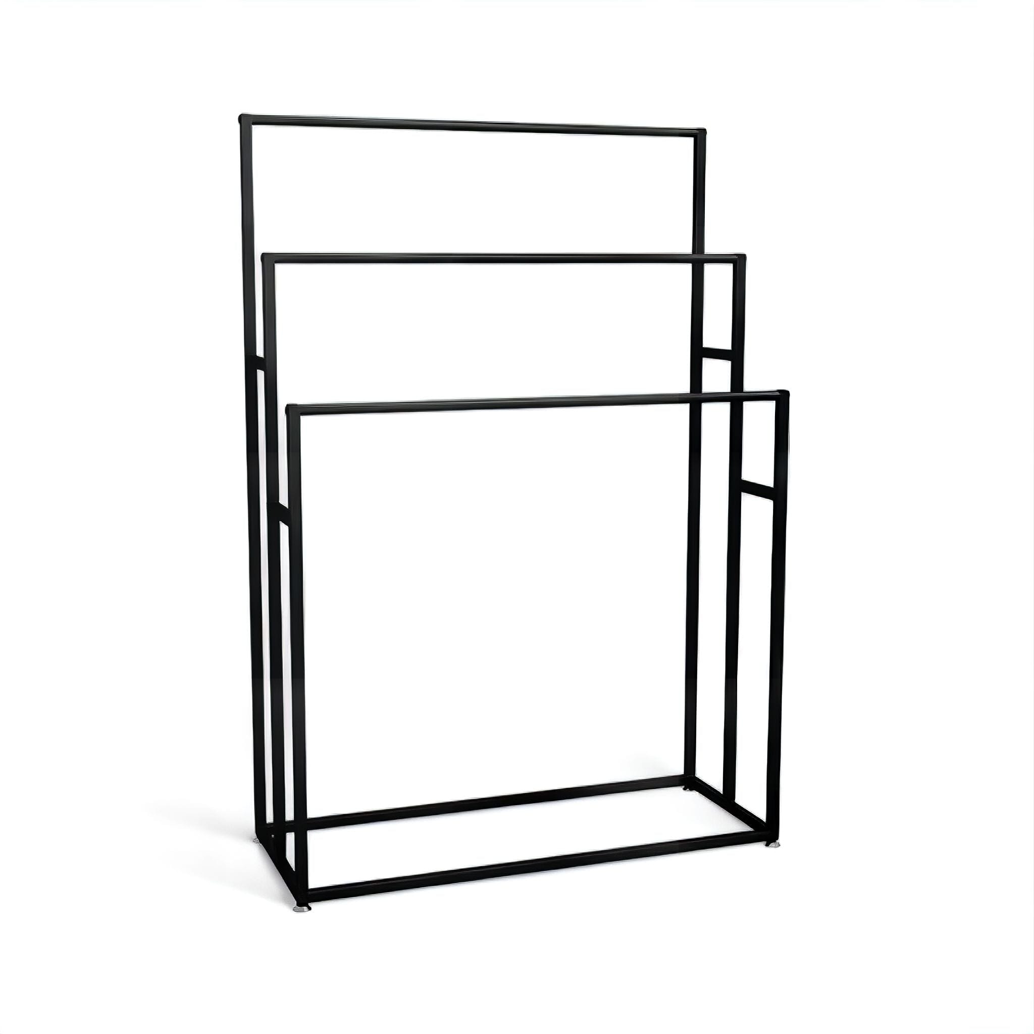 Nadine Bath Towel Rack Towel Rack Black Small 