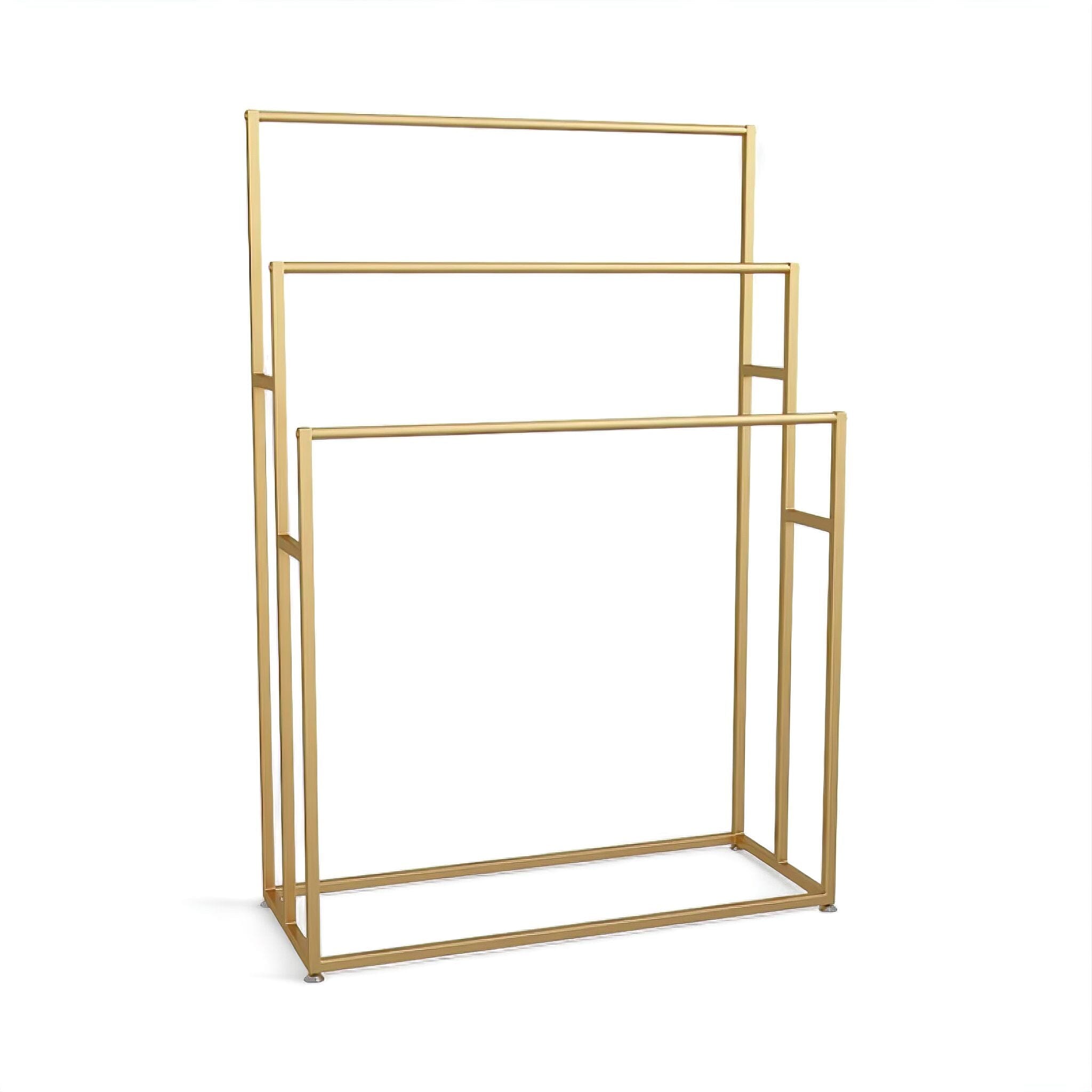 Nadine Bath Towel Rack Towel Rack Gold Small 