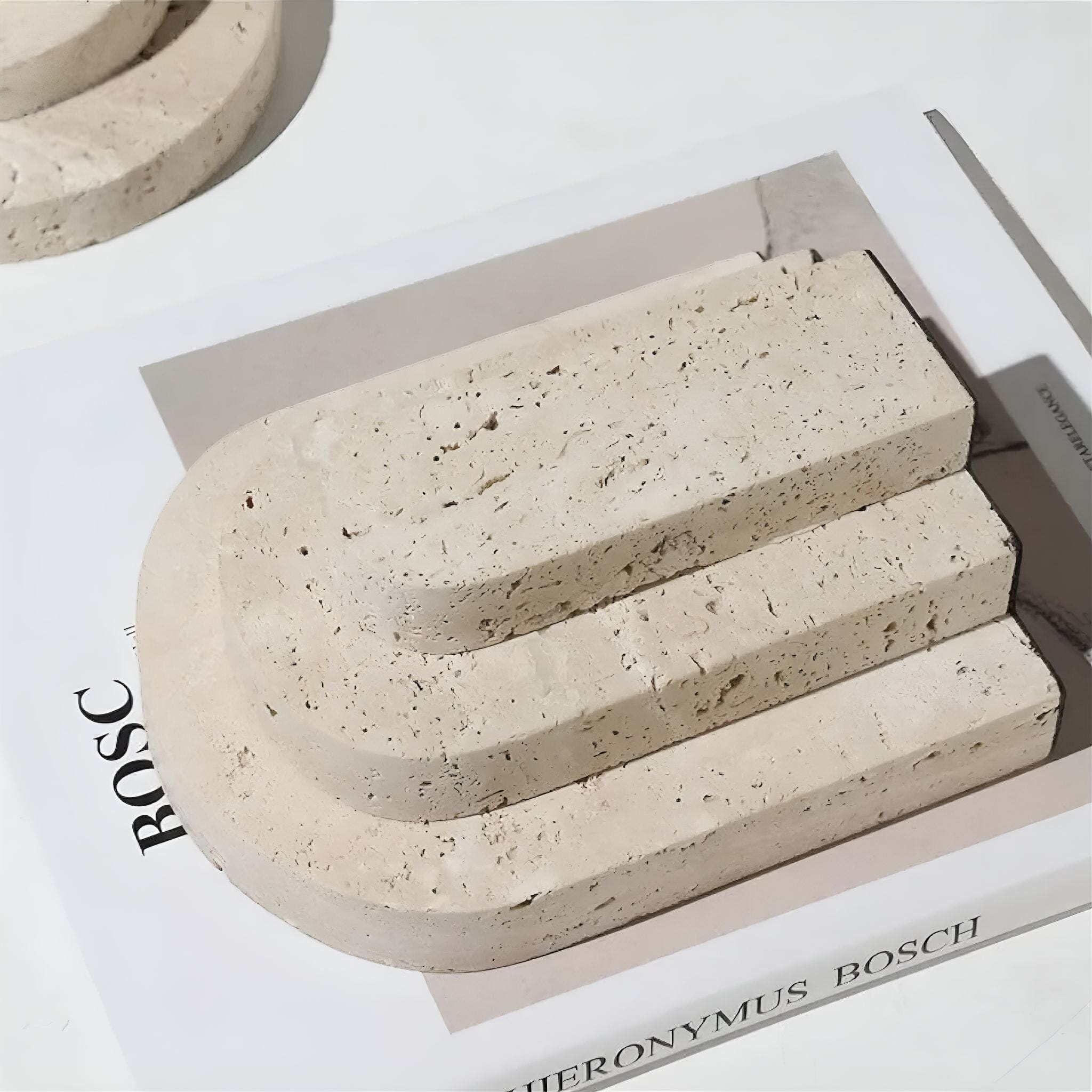 Natural Stone Bookends Set 
