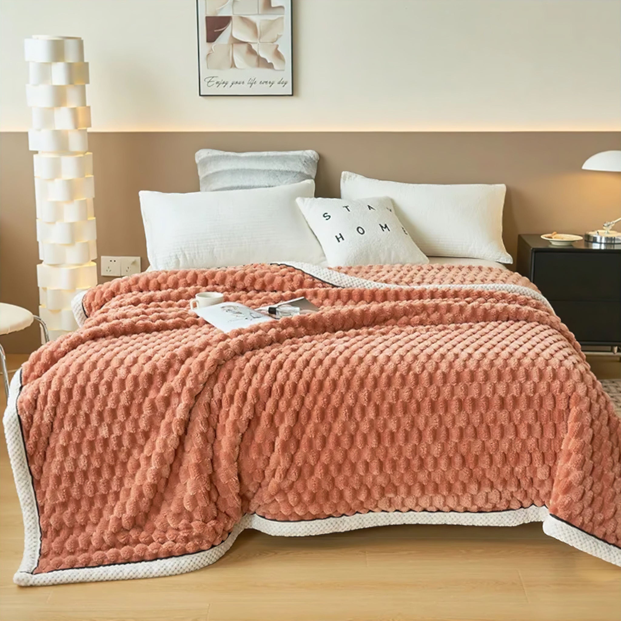 Nino Blanket Warm Orange 120 x 200cm 
