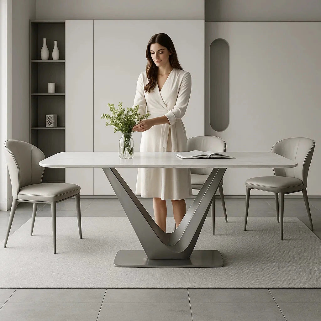 Norbert Slate Dining Table 