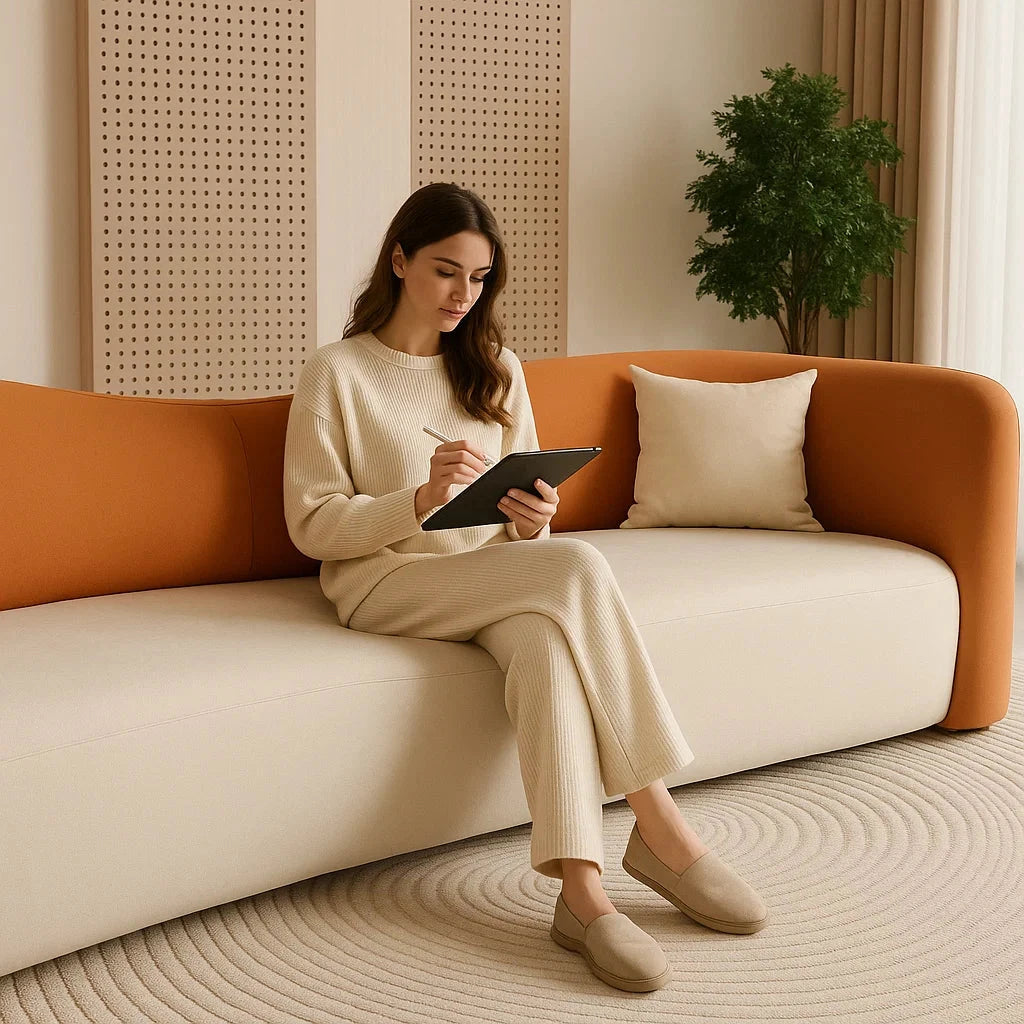 Nunzia Curved Sofa 