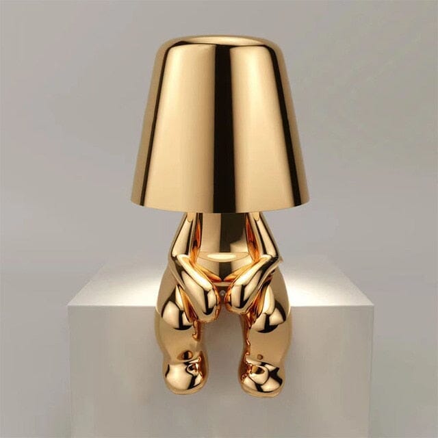 Odette Lamps Lamp Gold/sitting off ledge 