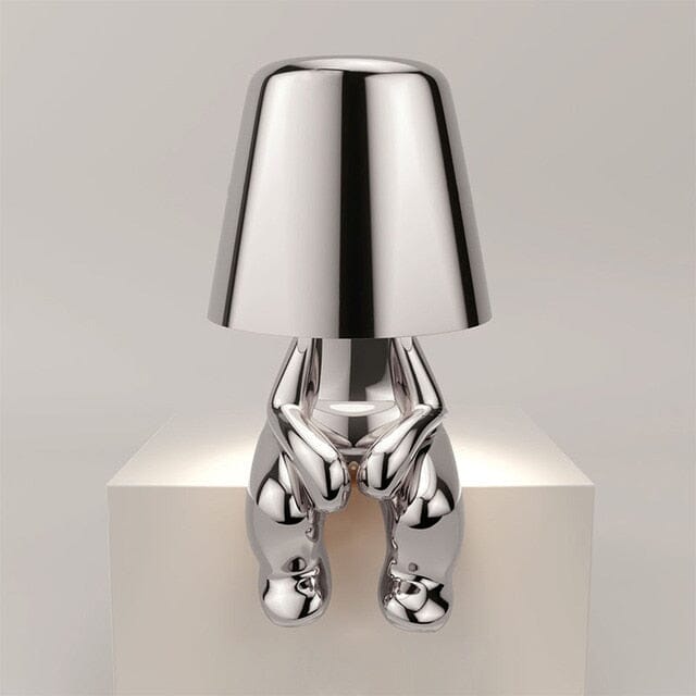 Odette Lamps Lamp Silver/sitting off ledge 