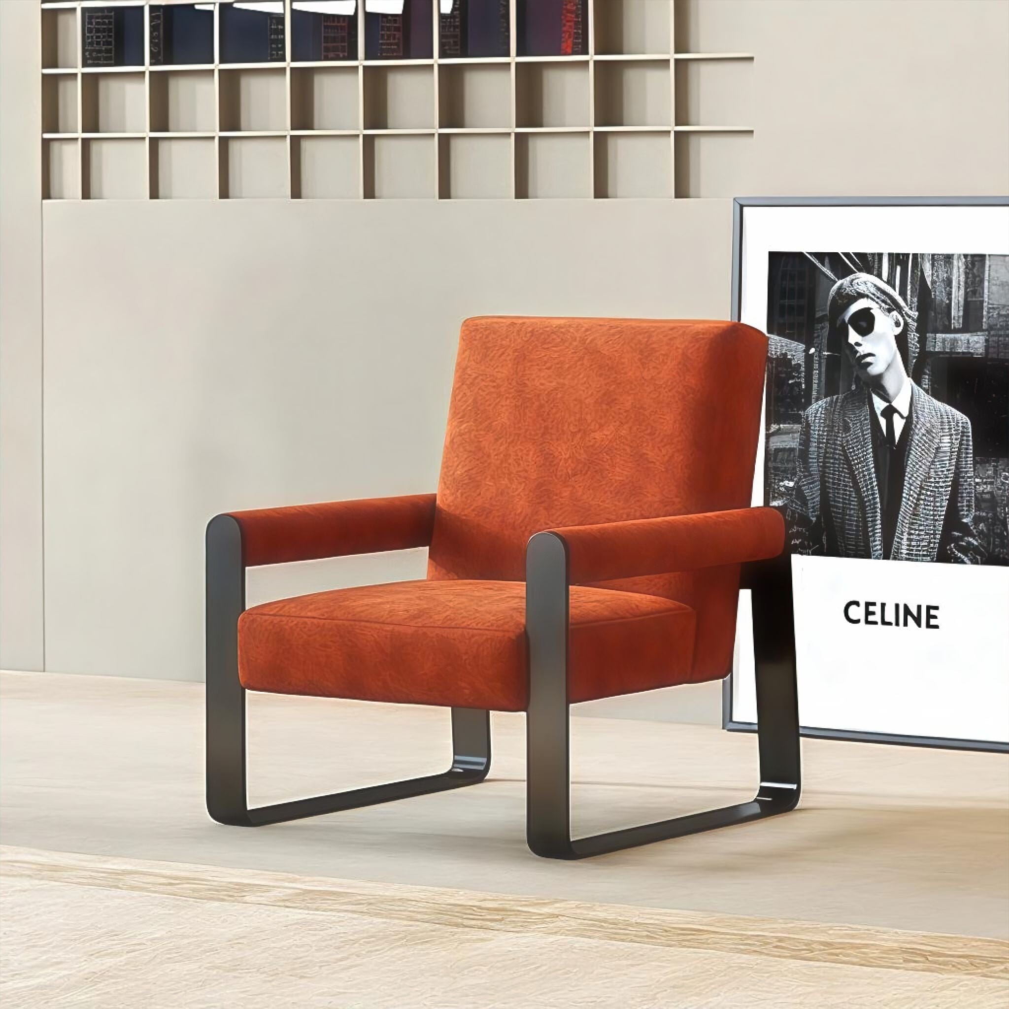 Odette Occasional Chair Chair Deep Orange/Red 