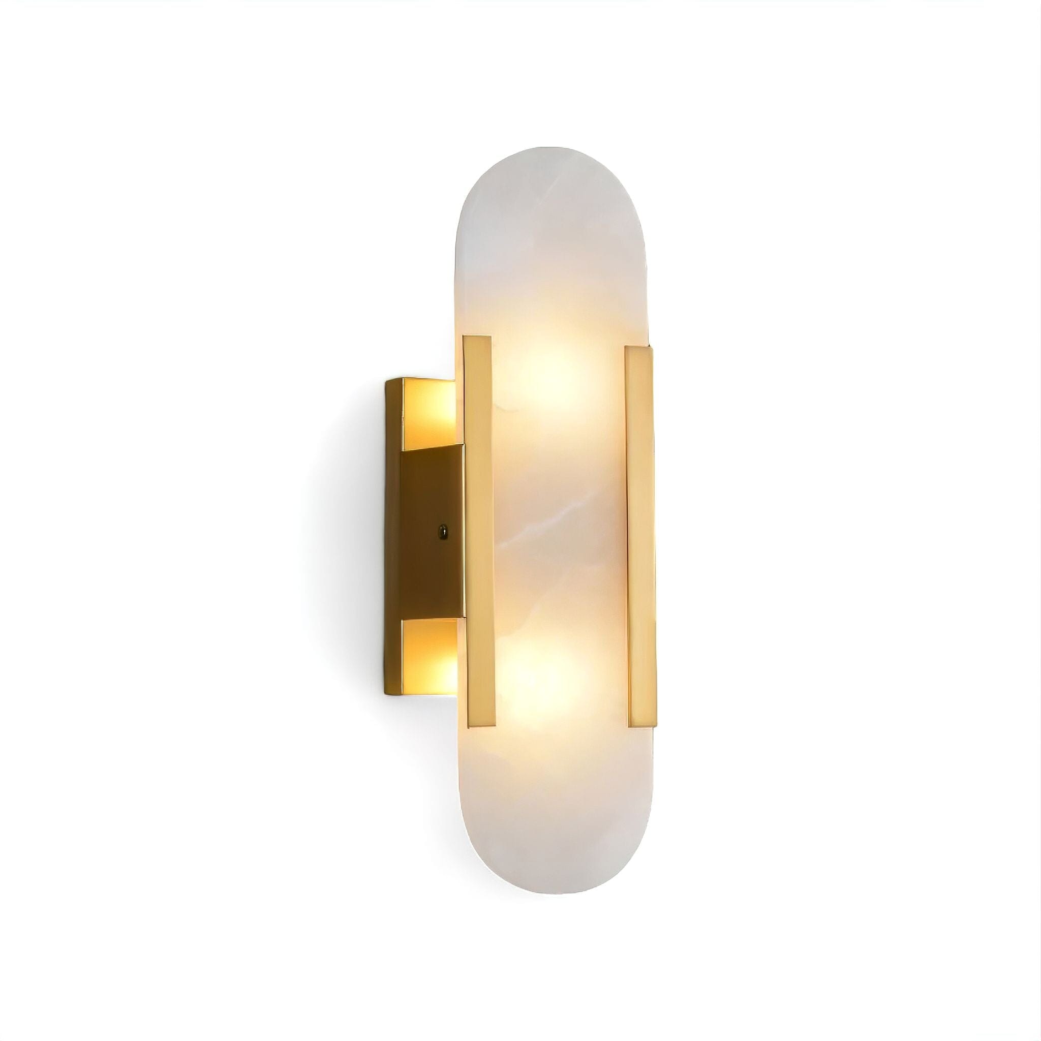 Osvaldo Marble Wall Light Gold 35cm 