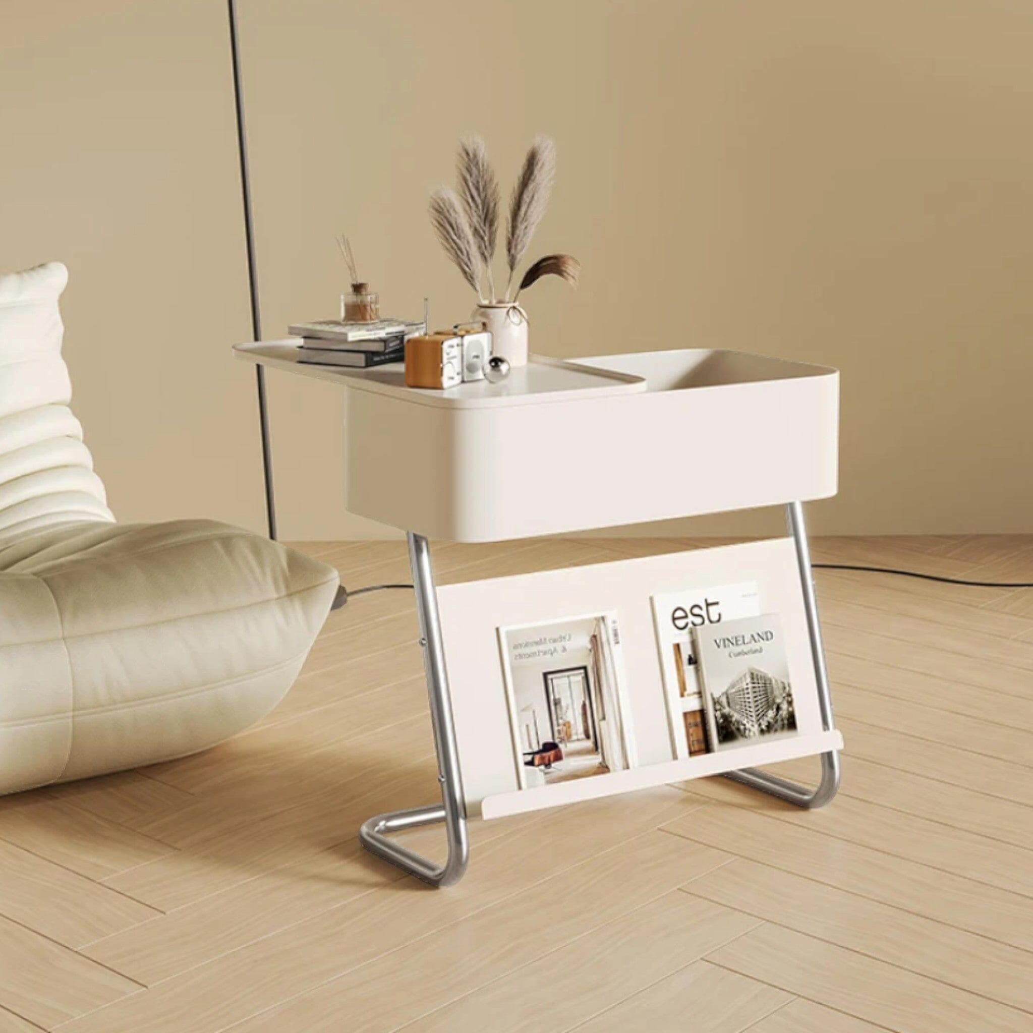 Osvaldo Side Table Ivory 