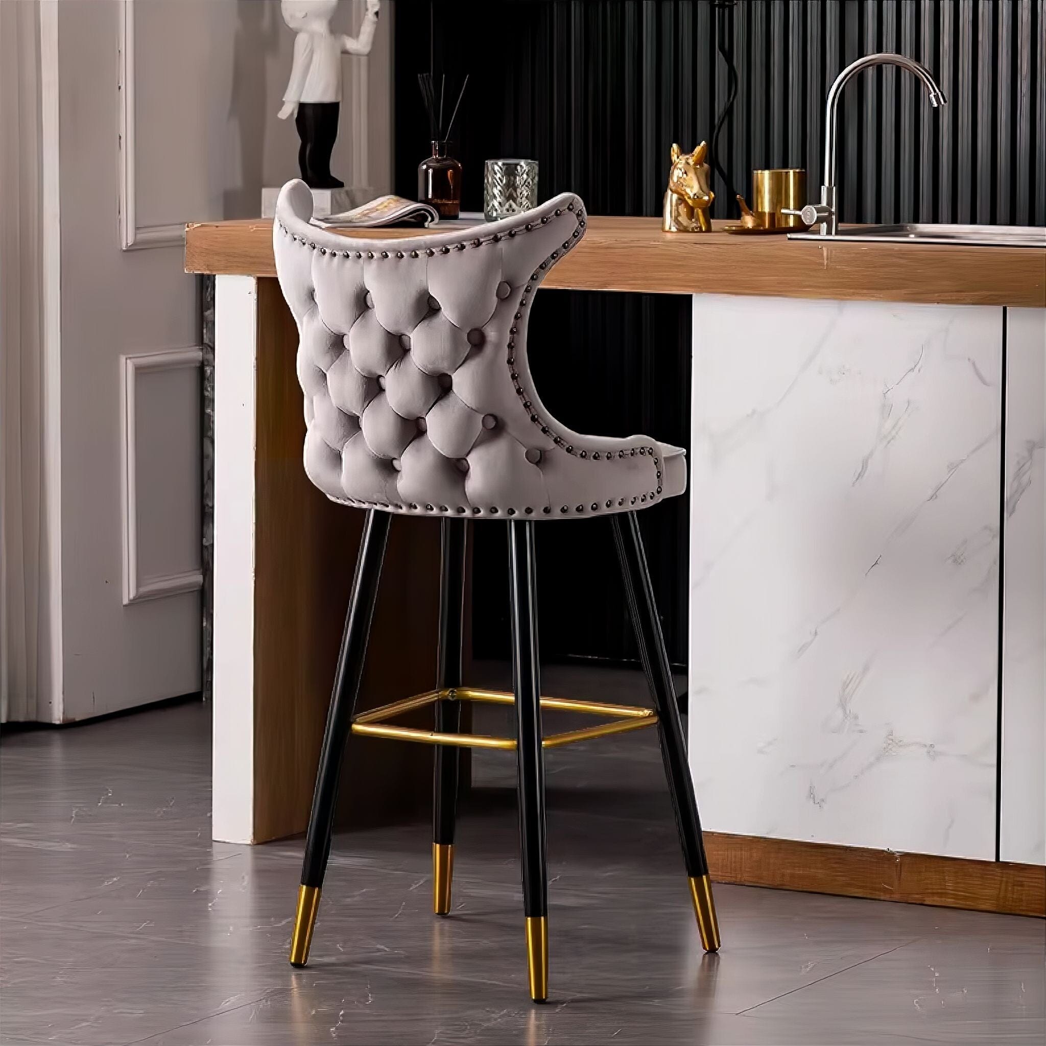 Paloma Bar Stool Ivory 65cm 