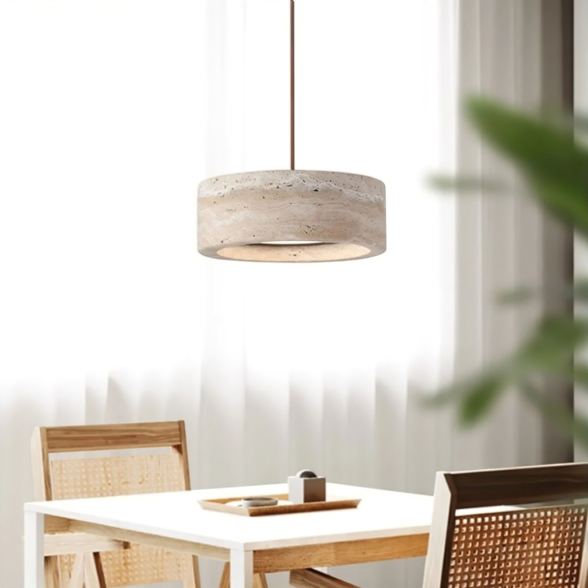 Paola Travertine Pendant Light - Image updated (JS) 