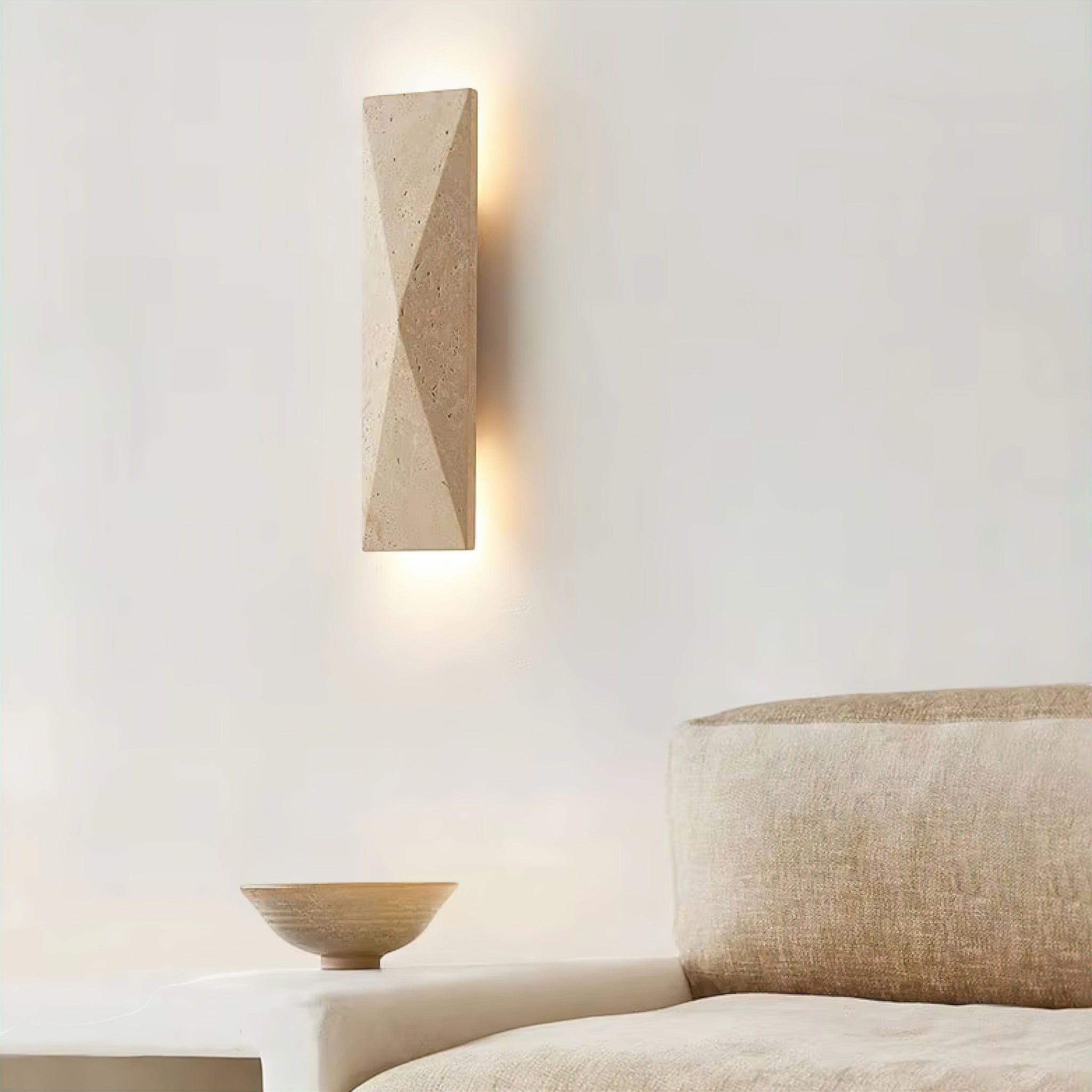 Pasquale Travertine Wall Light (JS) 