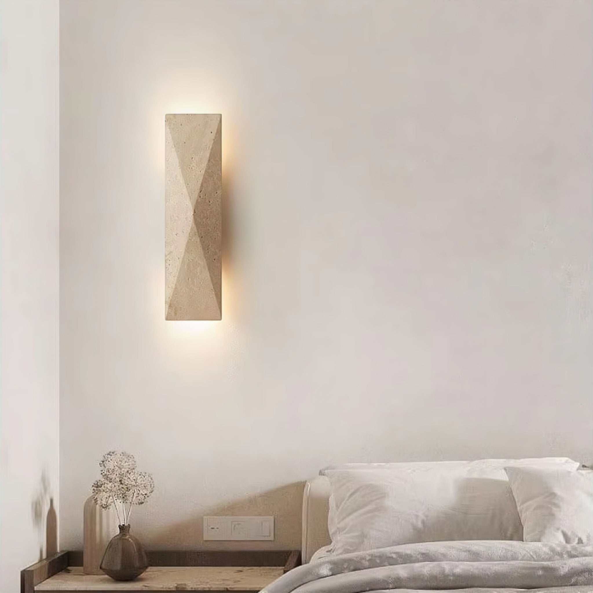 Pasquale Travertine Wall Light (JS) 