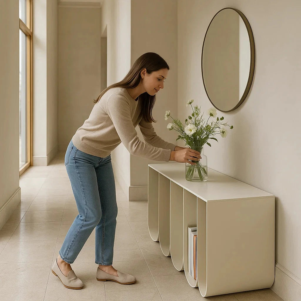 Pavia Low Console Table 
