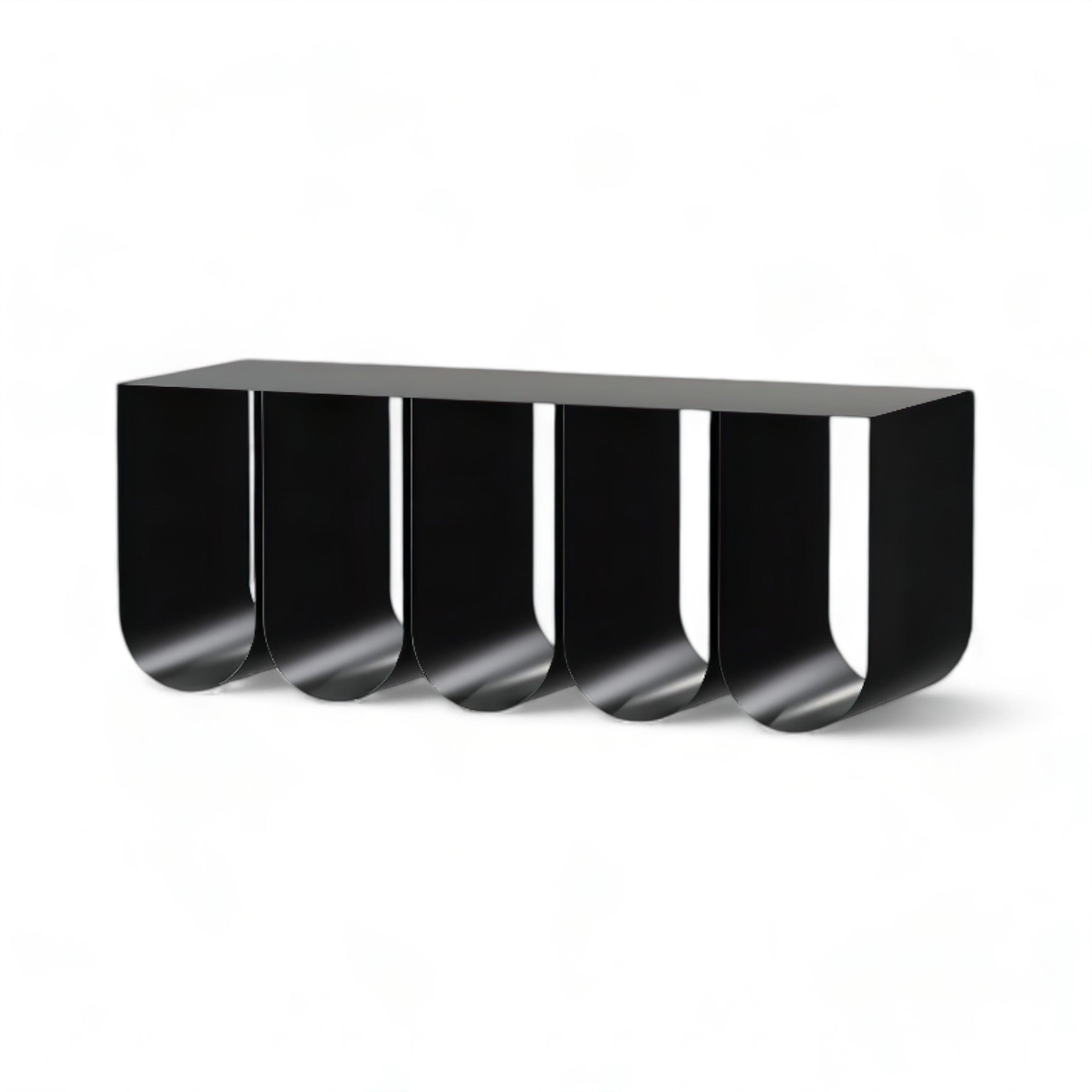 Pavia Low Console Table Black 