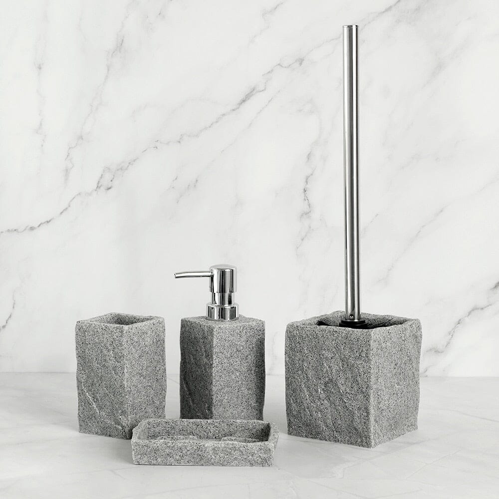 Phillipe Bathroom Set Bathroom Accessories 4 x Piece Set 