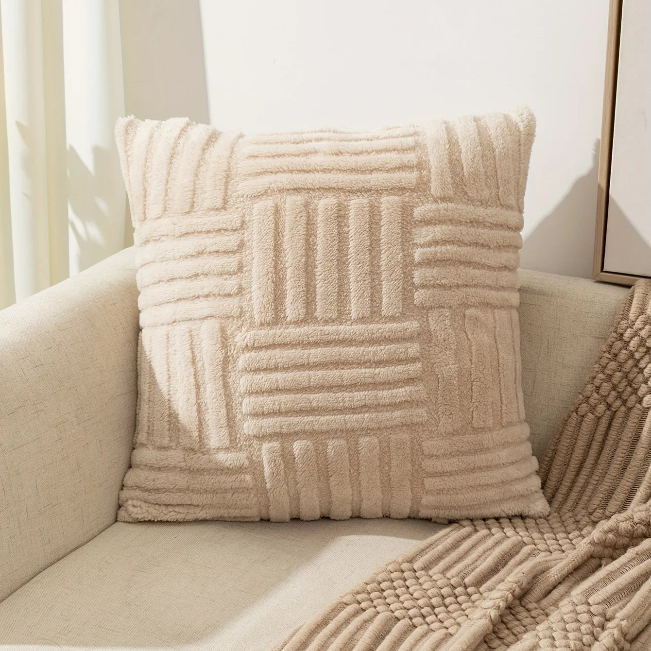 Plush Paradise Cushion Cover 