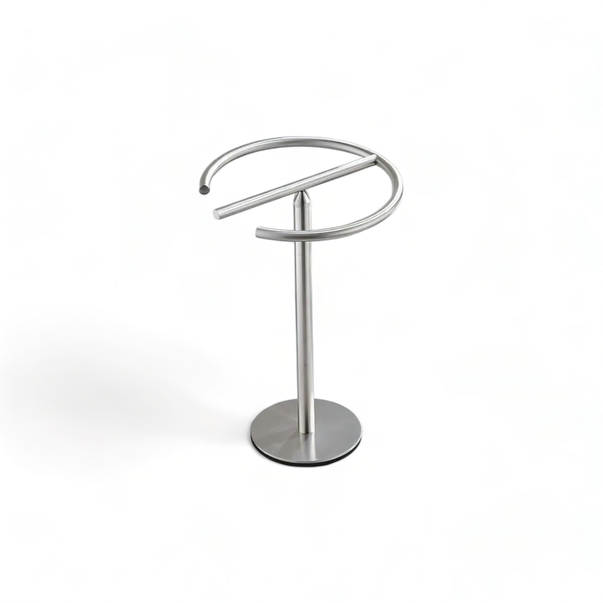 Rachele Towel Rack (JS) Brushed Silver 
