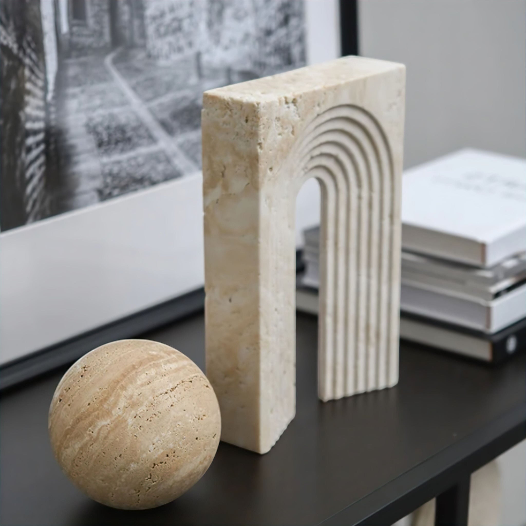 Rafa Travertine Ornaments (JS) 