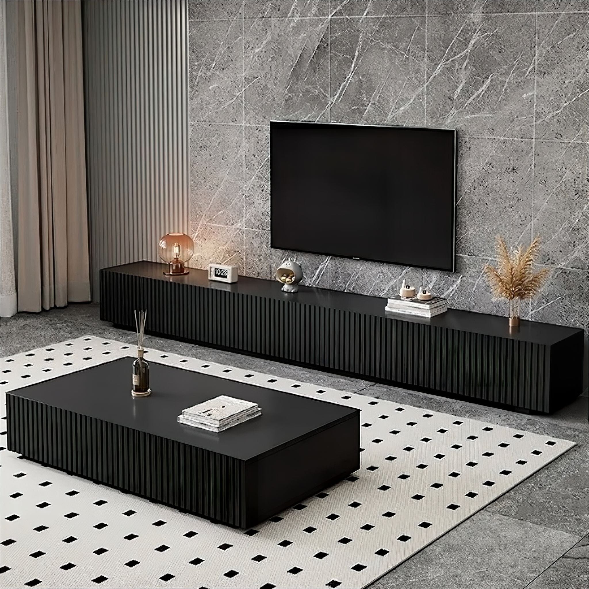 Raymond TV Cabinet 180cm Black 