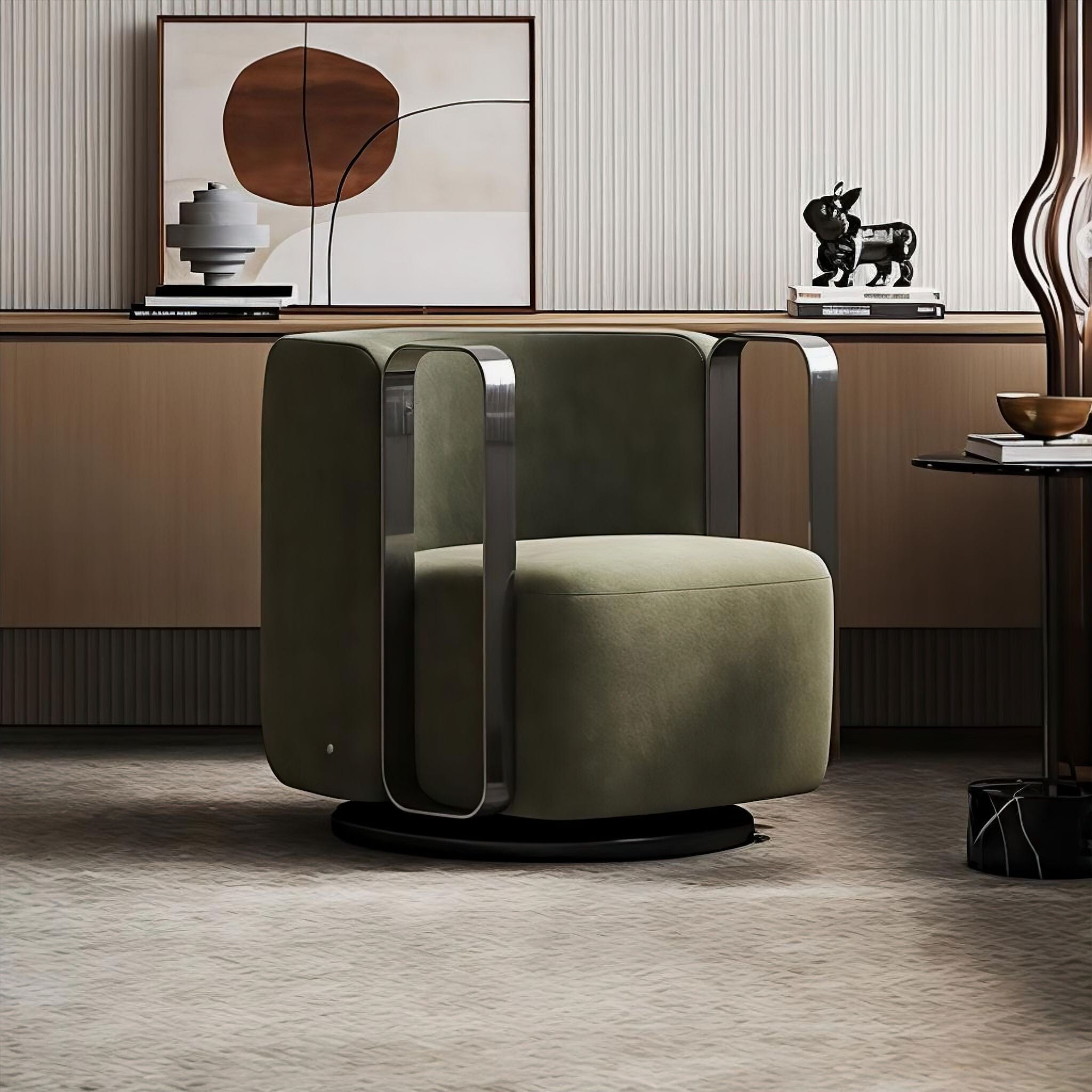 Riste Occasional Swivel Chair Sofa 