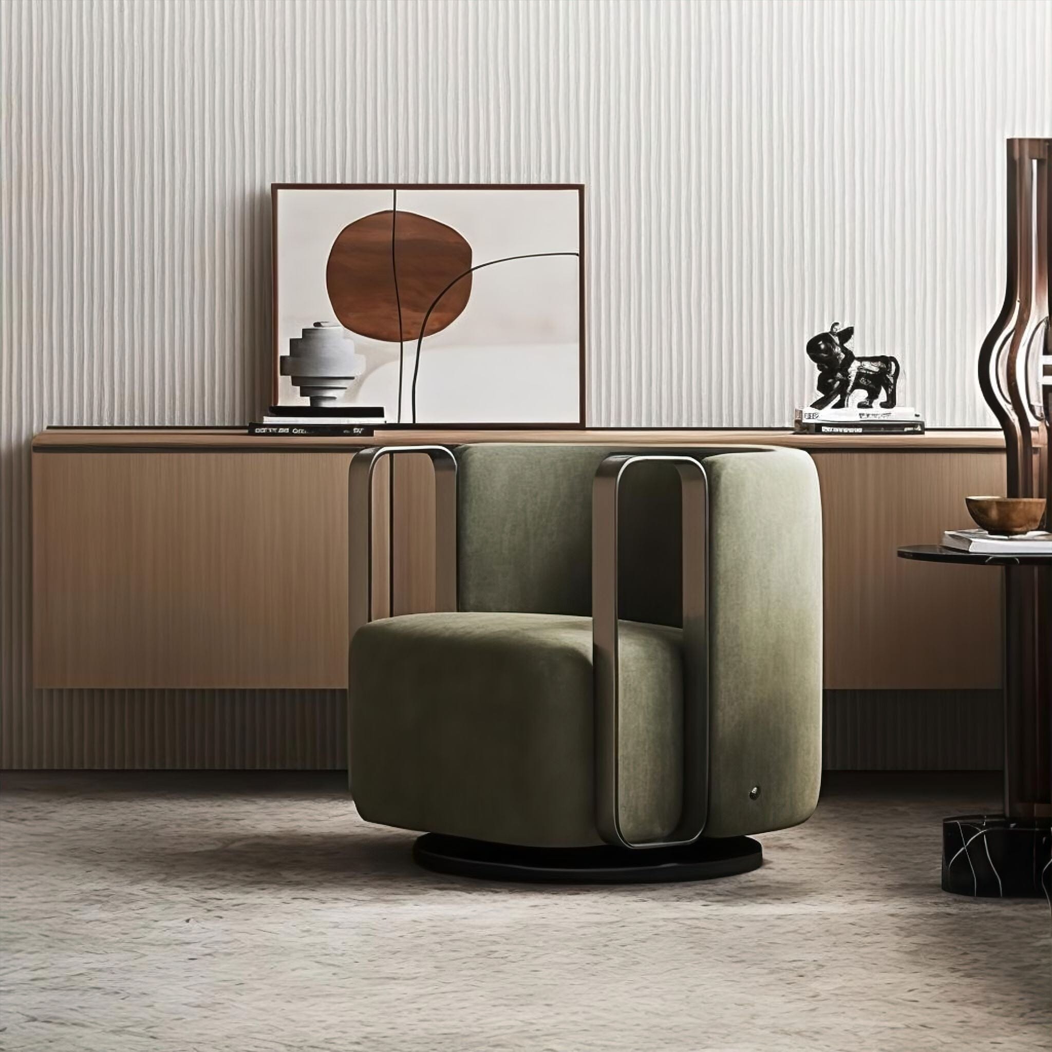 Riste Occasional Swivel Chair Sofa 