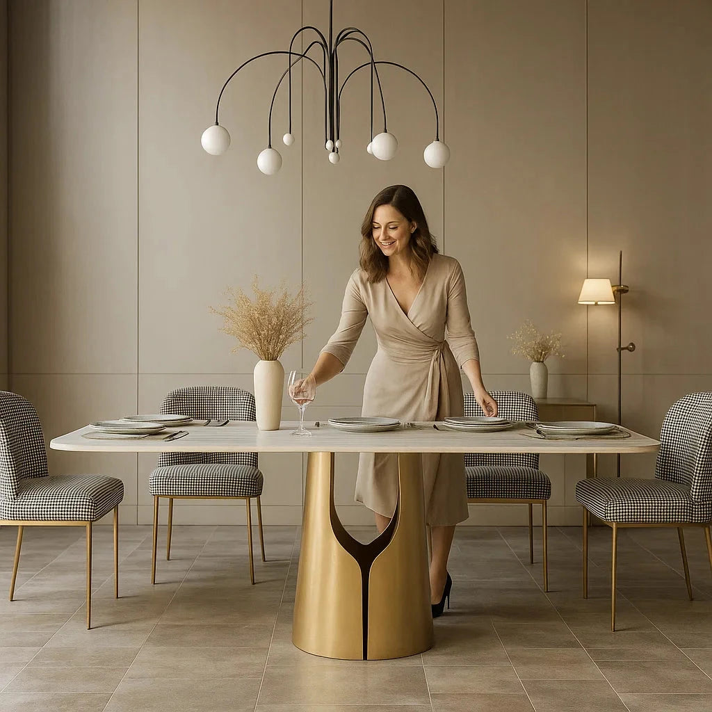 Roberta Slate Dining Table 