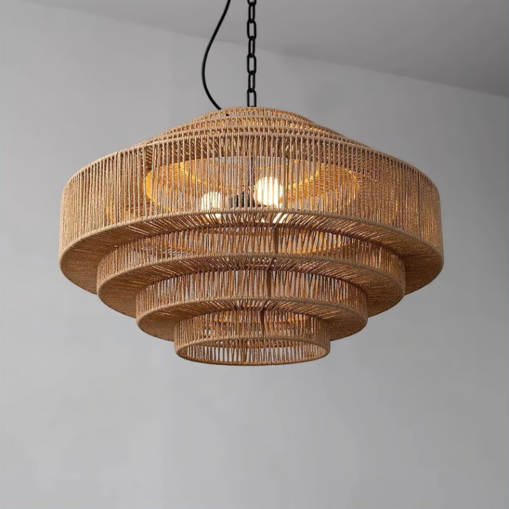 Romain Wooden Chandelier (JS) 