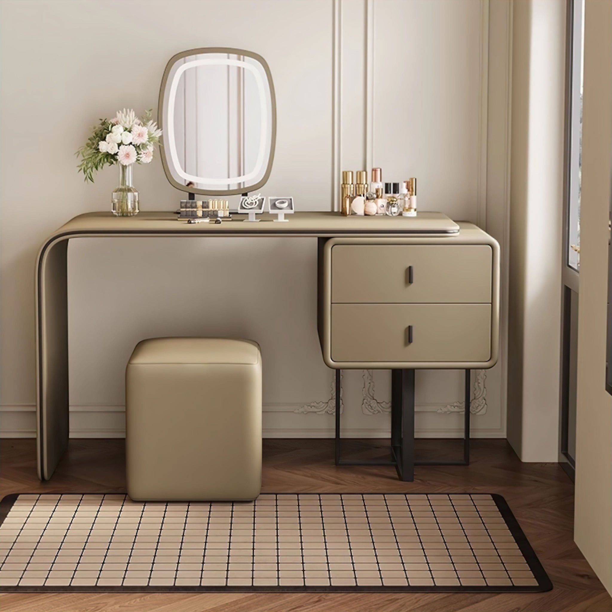 Rosario Dressing Table Beige 80cm 