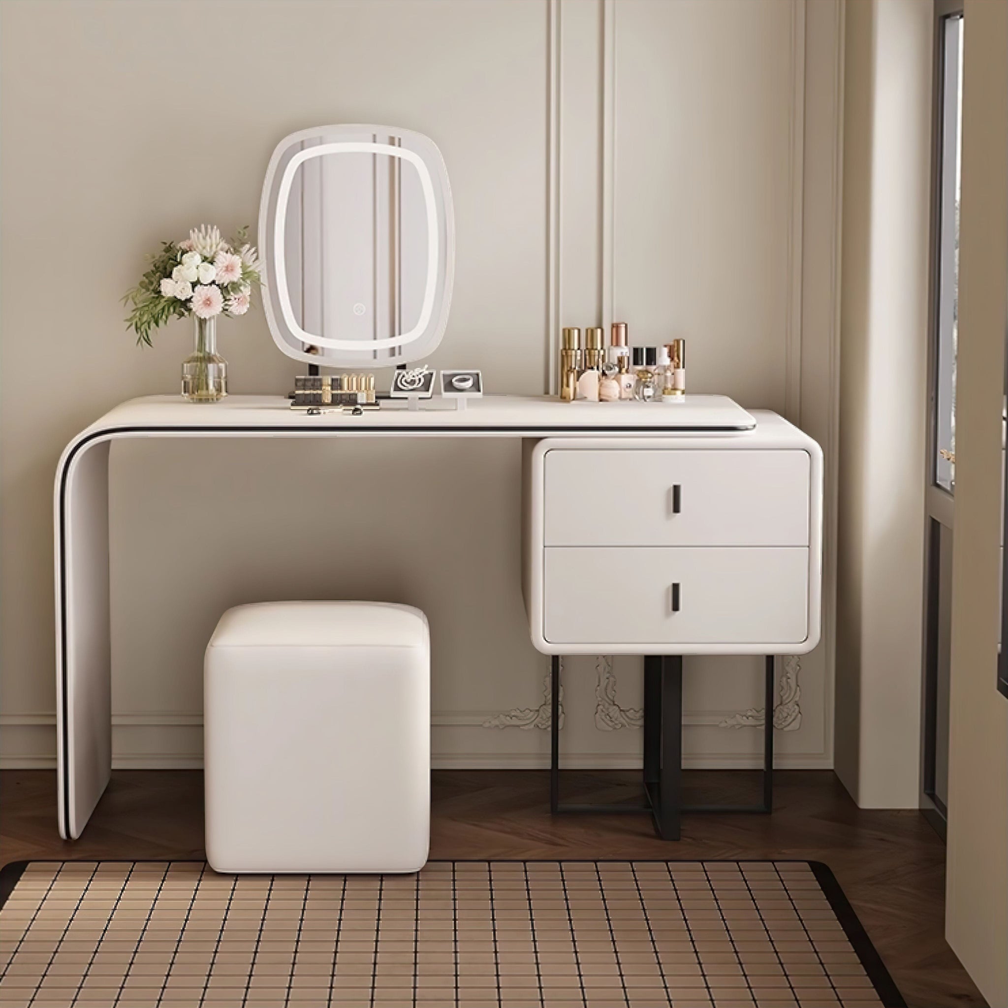 Rosario Dressing Table White 80cm 
