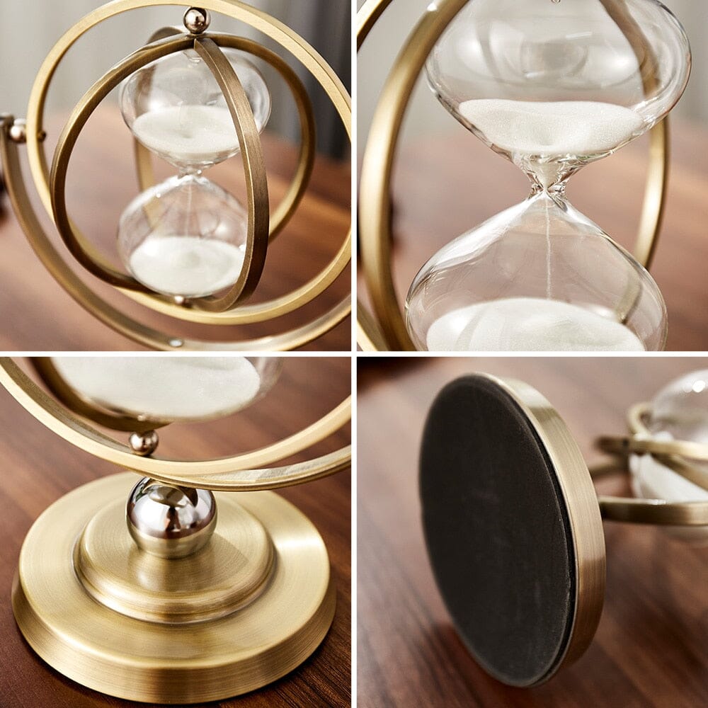 Rotating Hour Glass Decor 